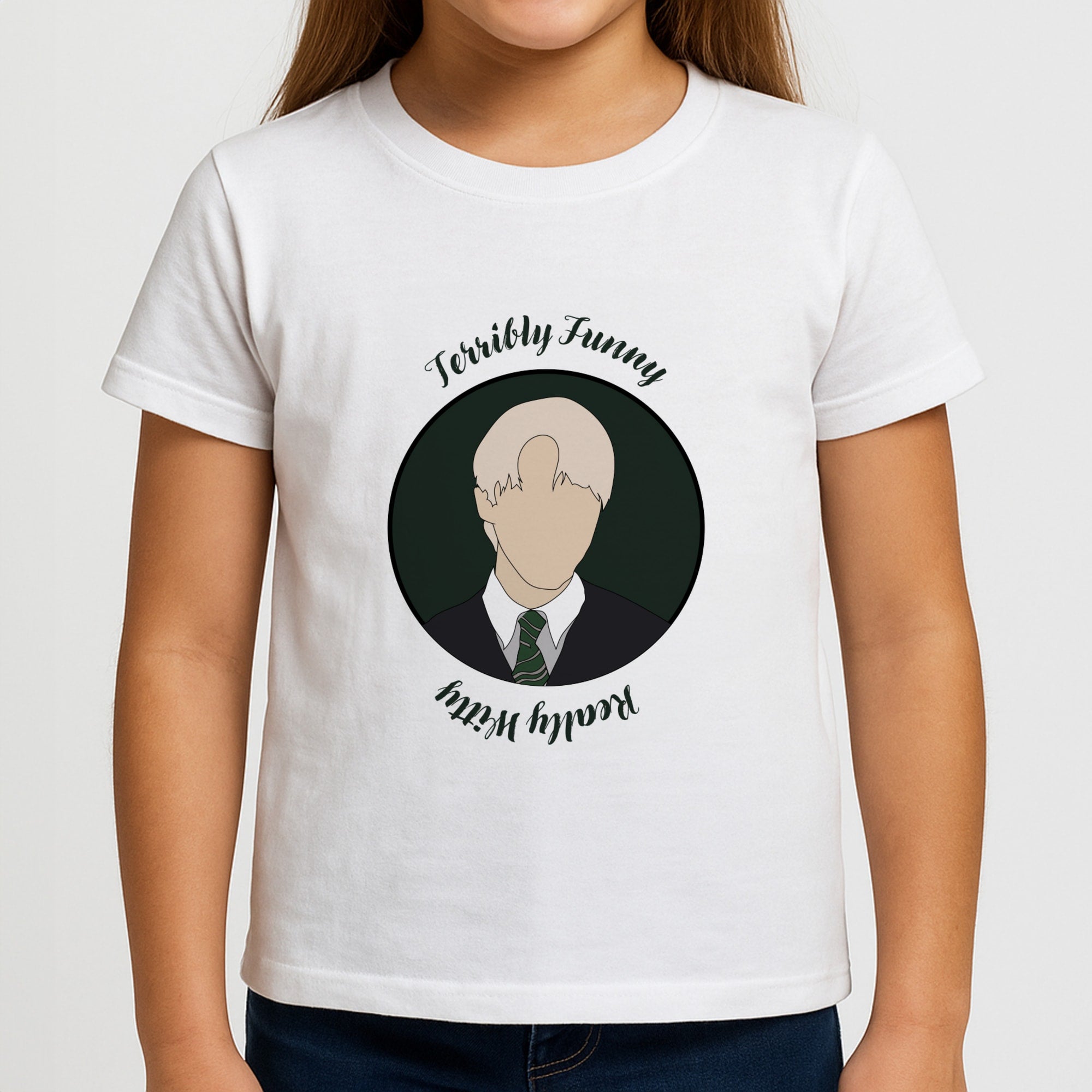 Terribly Funny, Really Witty Draco Malfoy Girls T-Shirt