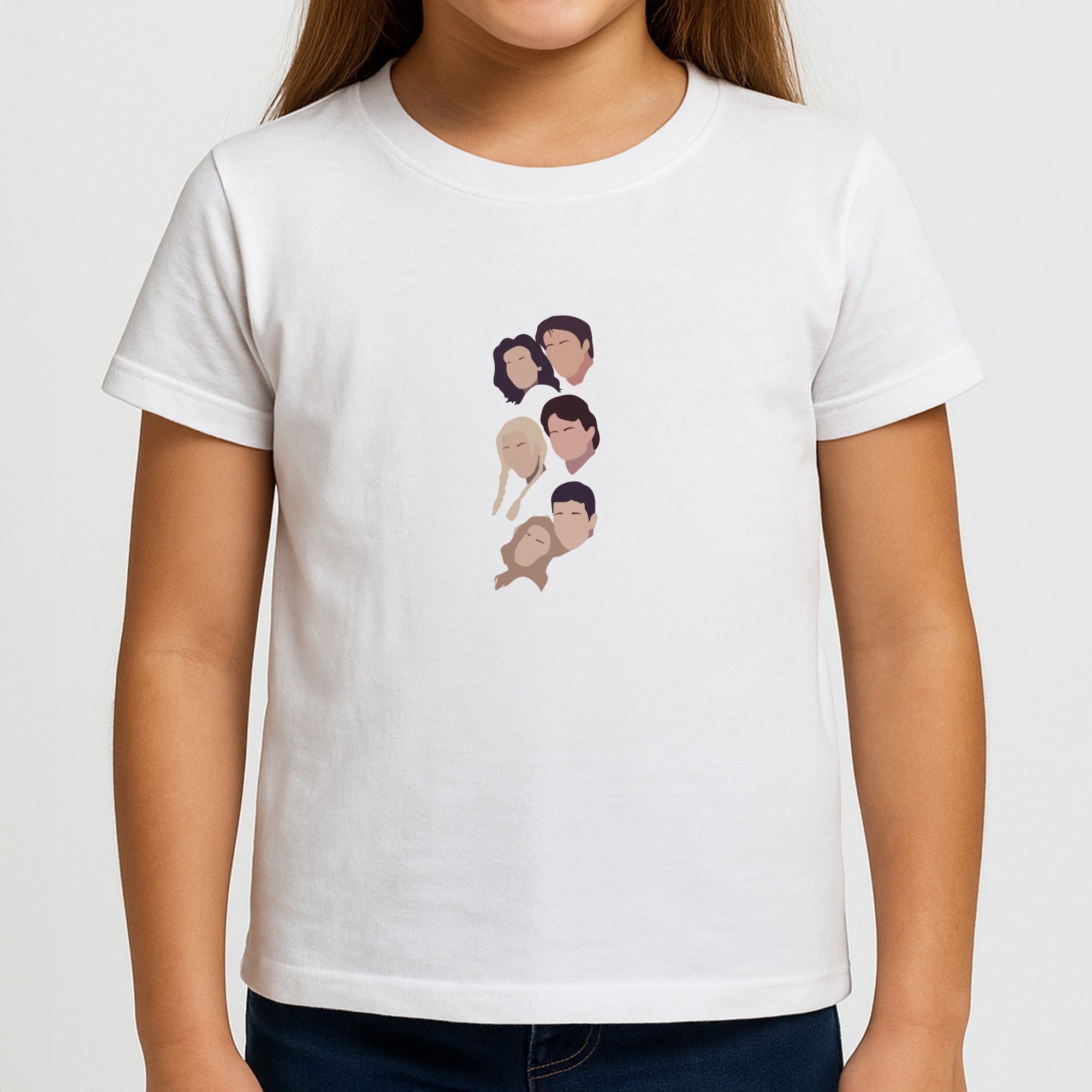Cast Faces Girls T-Shirt