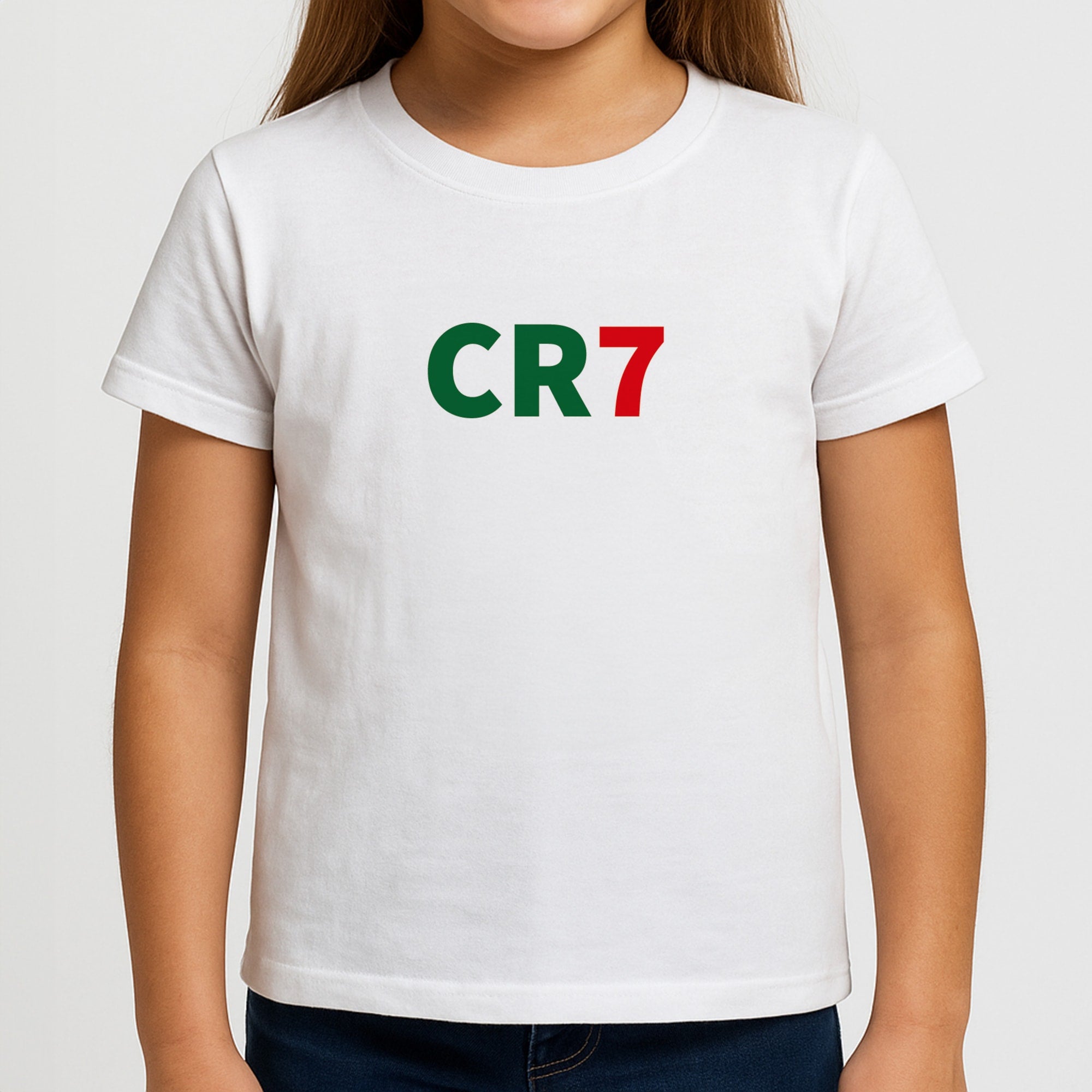 CR7 Logo - Ronaldo Girls T-Shirt