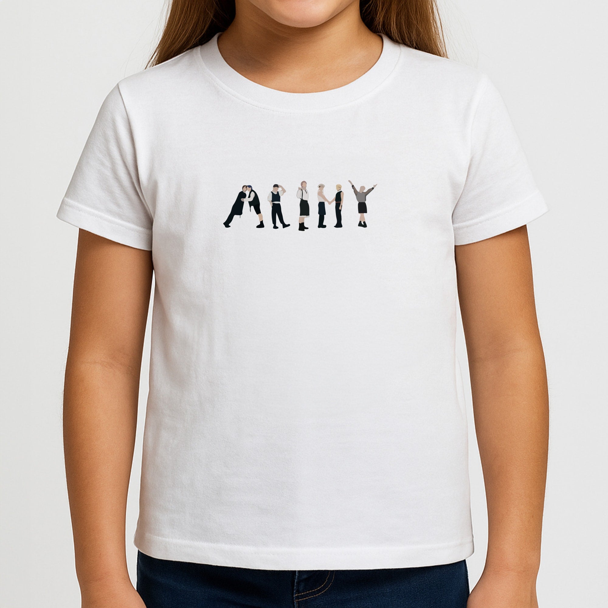 K-Pop Band Army Members Girls T-Shirt