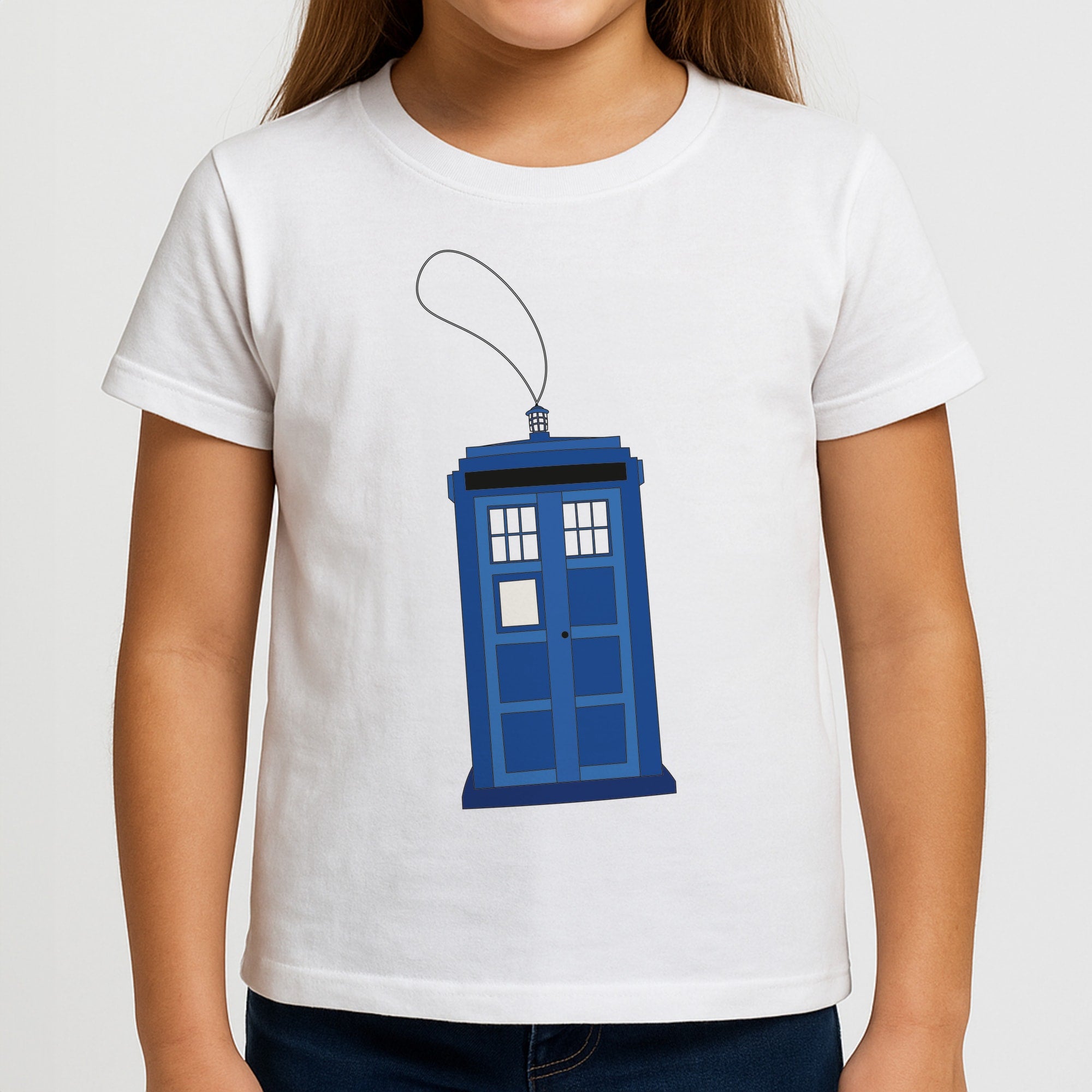 Tardis Ornement - Doctor Who Girls T-Shirt