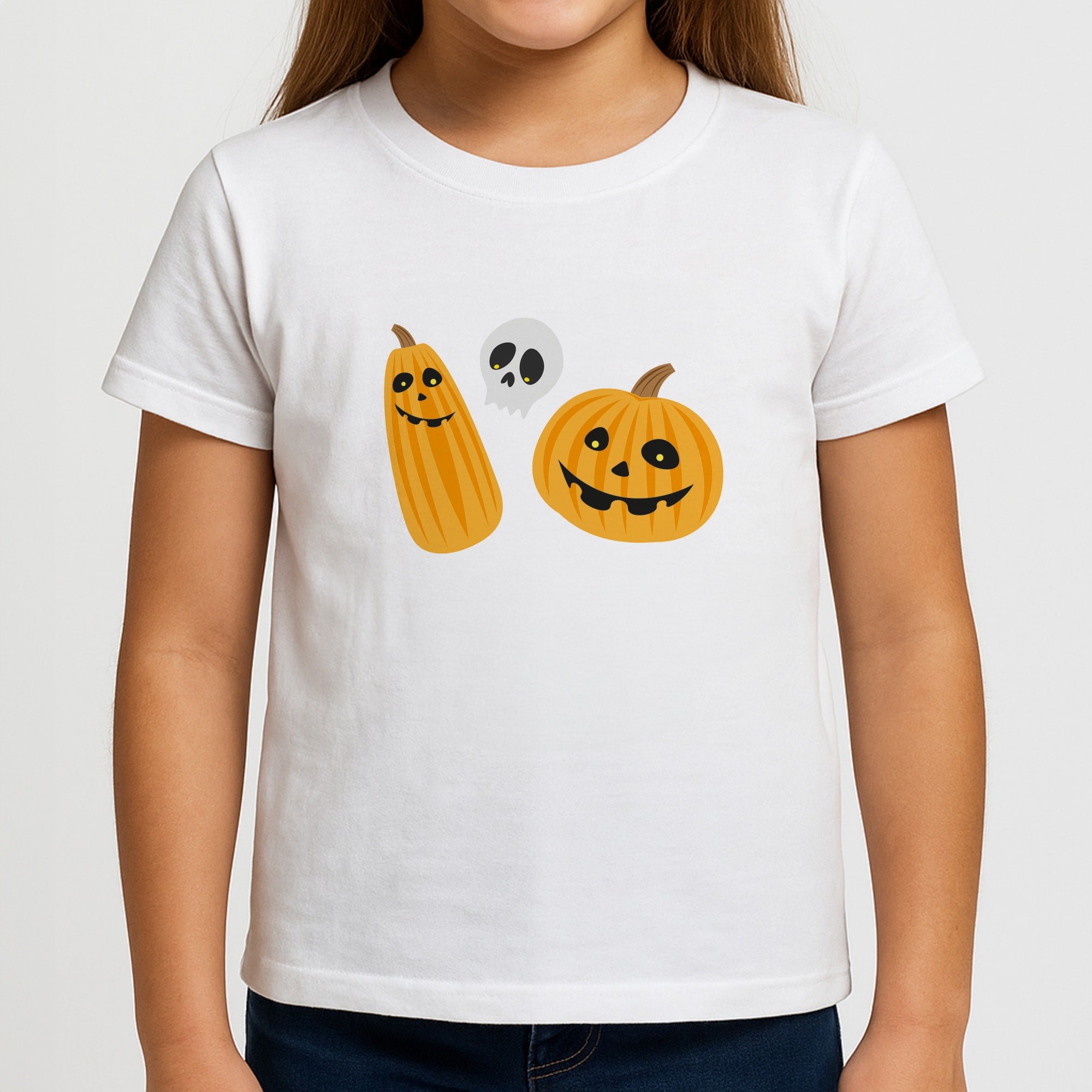 Halloween Pattern 1 Girls T-Shirt