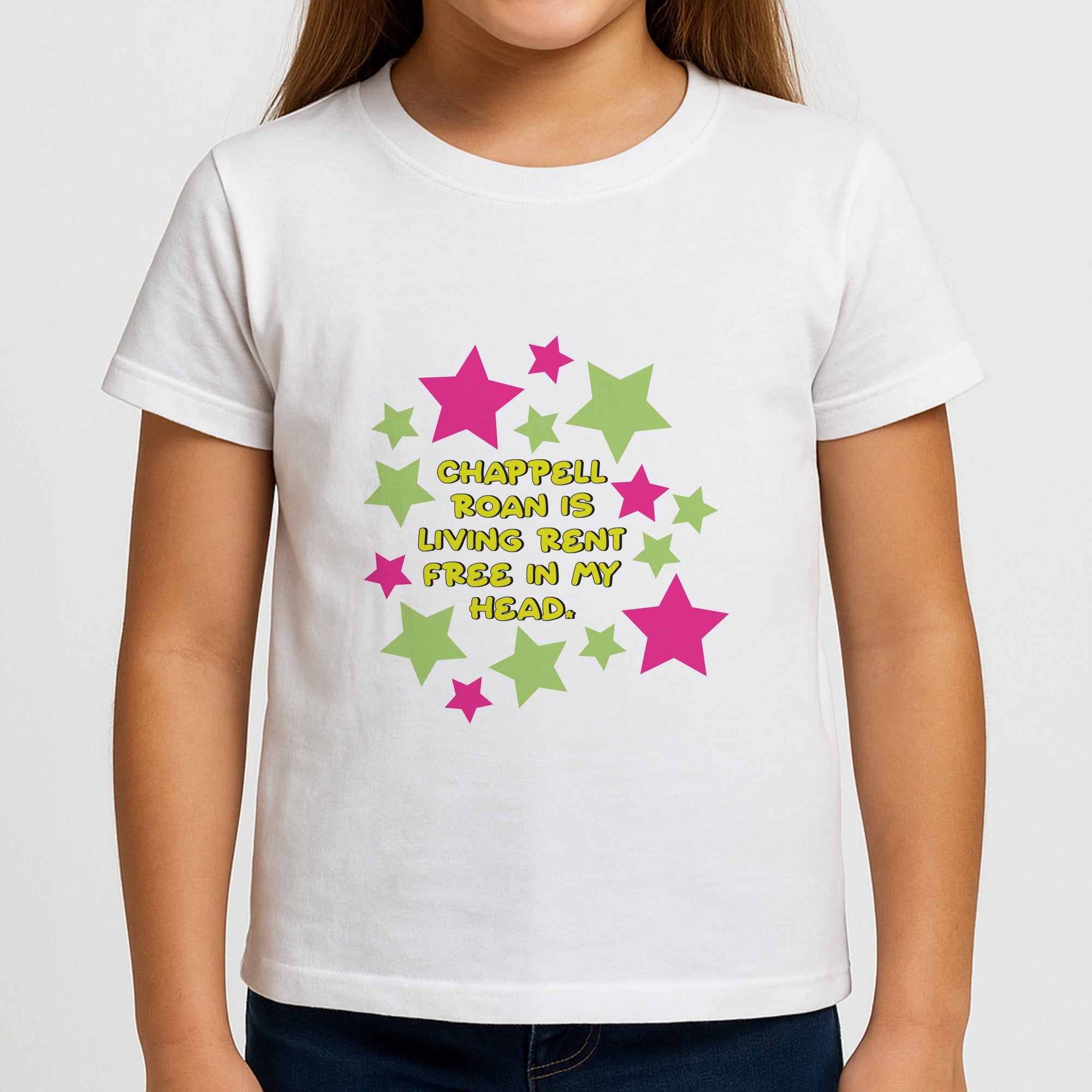 Chappell Rent Free In My Head Girls T-Shirt