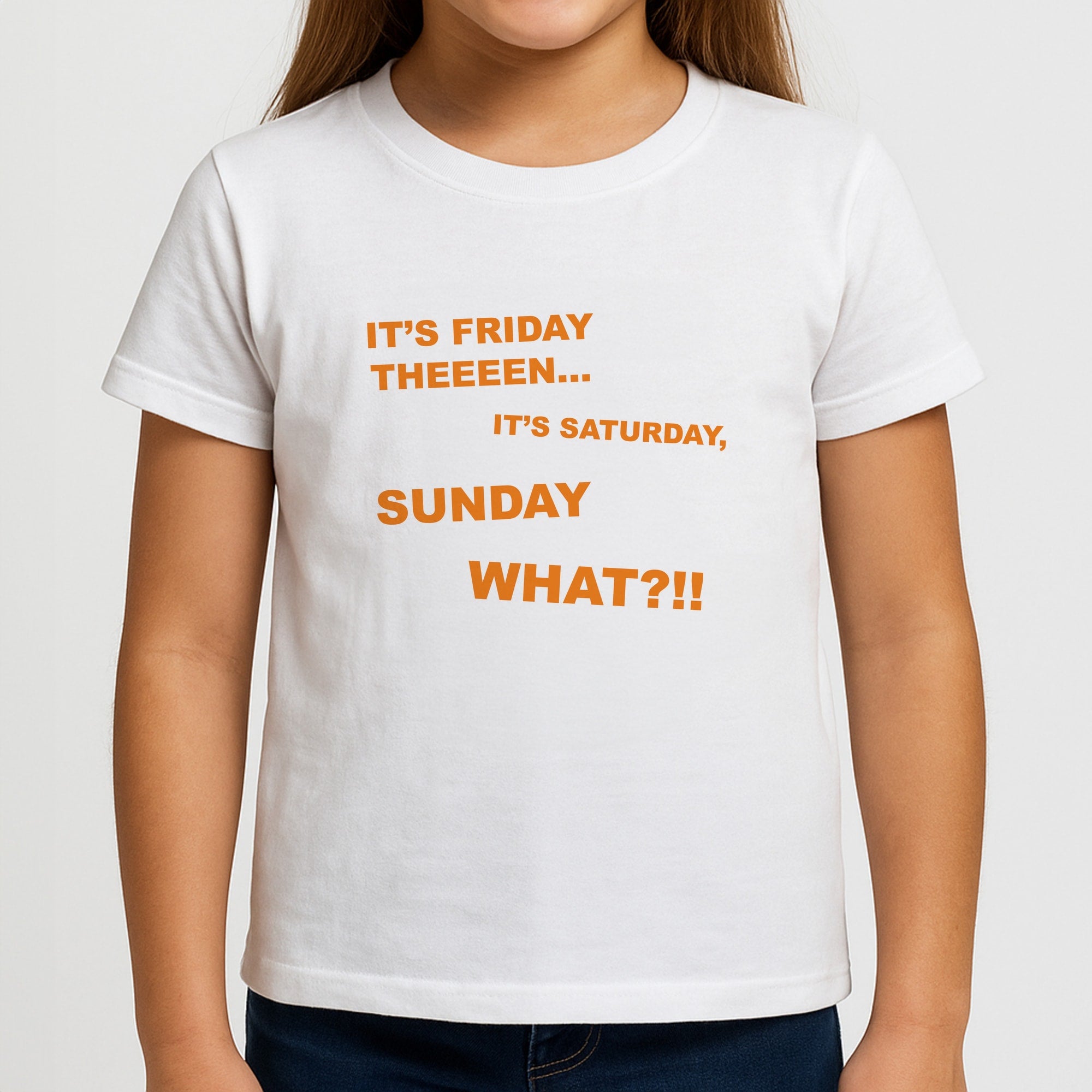 It's Friday Theeeen Girls T-Shirt