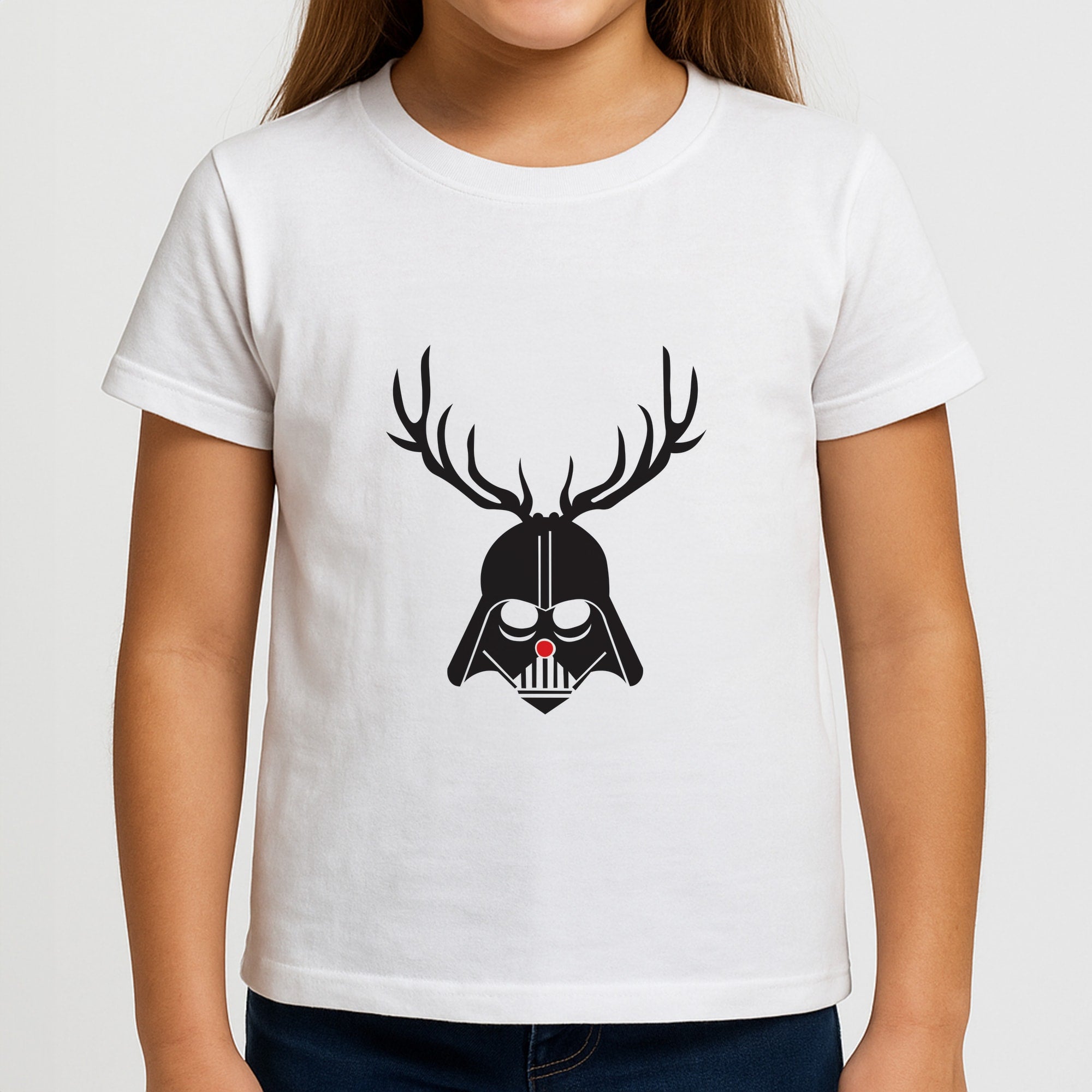 Christmas Darth Vader Girls T-Shirt