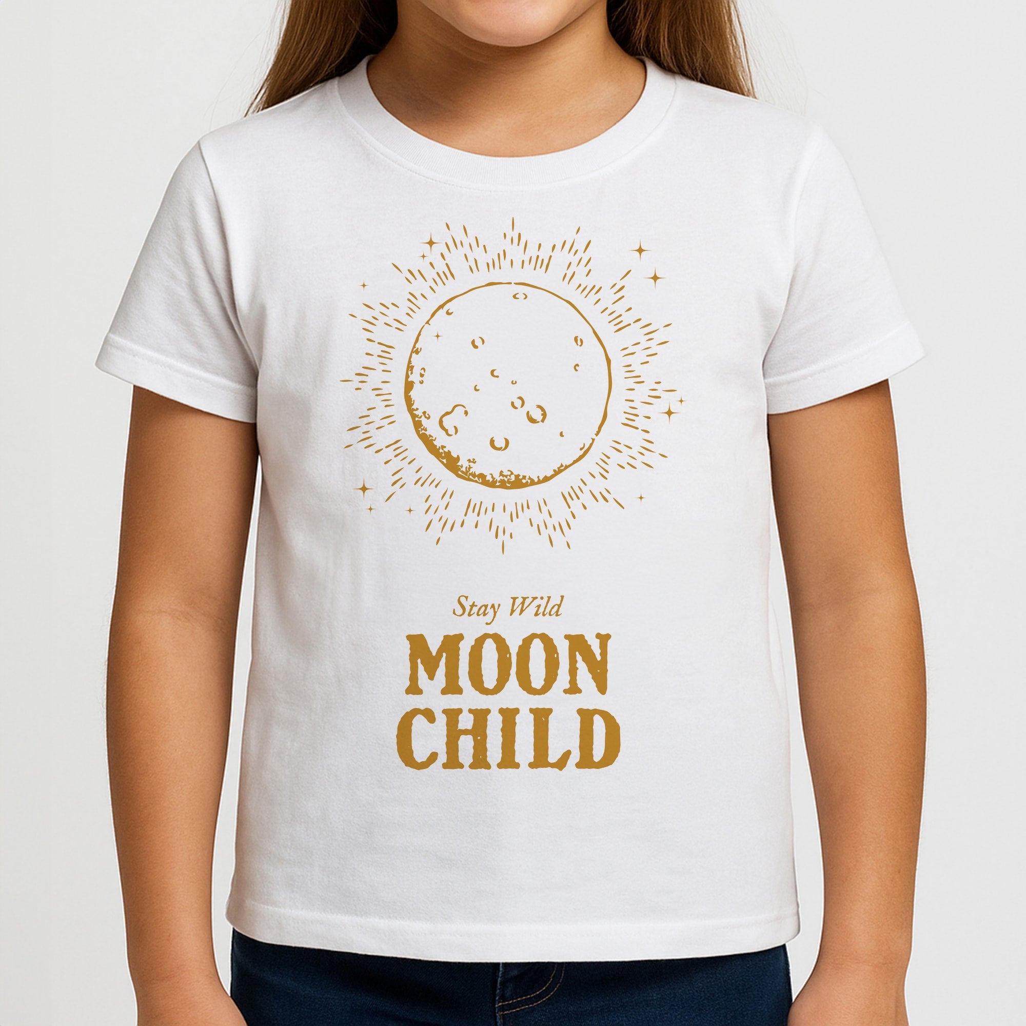 Stay Wild, Moon Child Girls T-Shirt