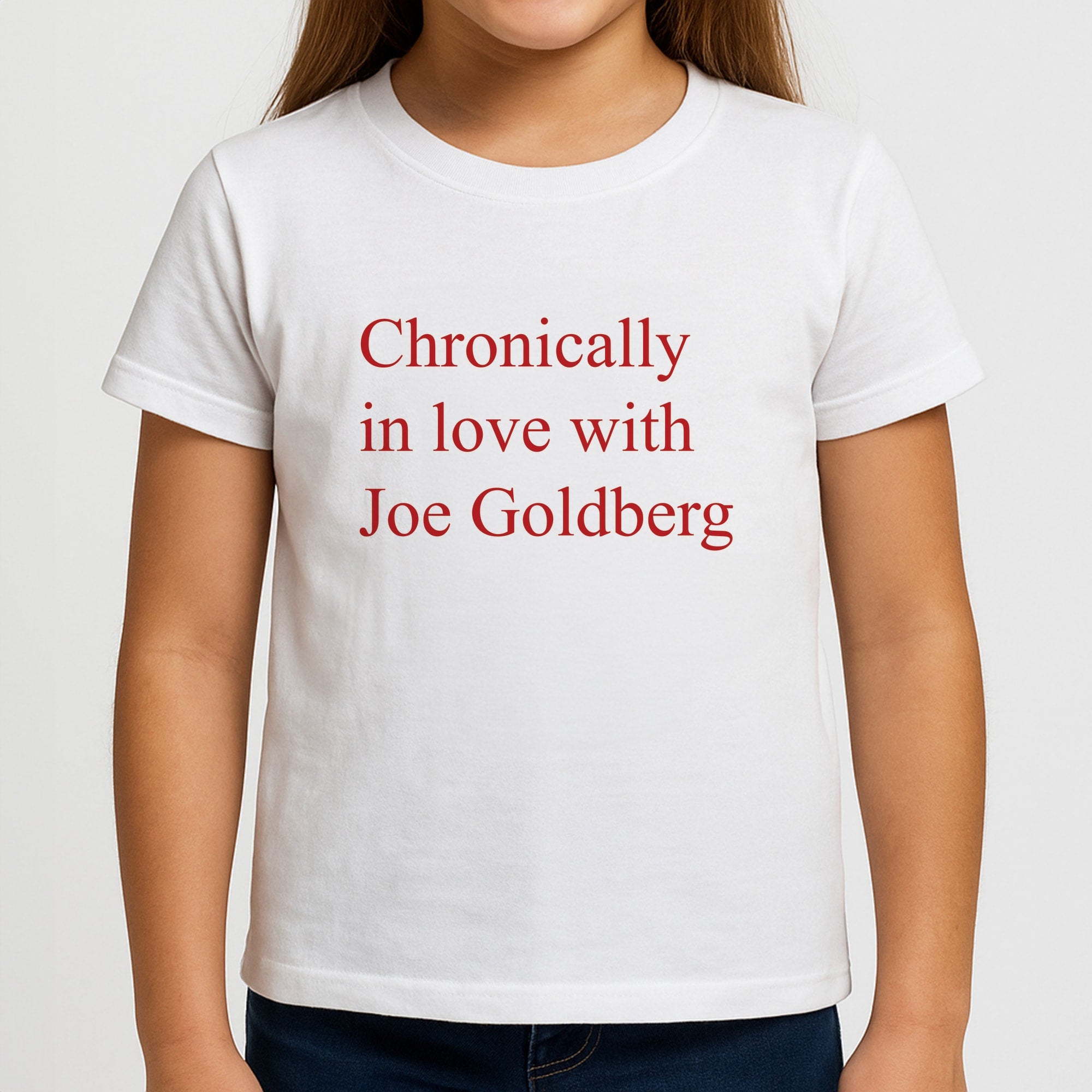 Chronically In Love With Joe Girls T-Shirt