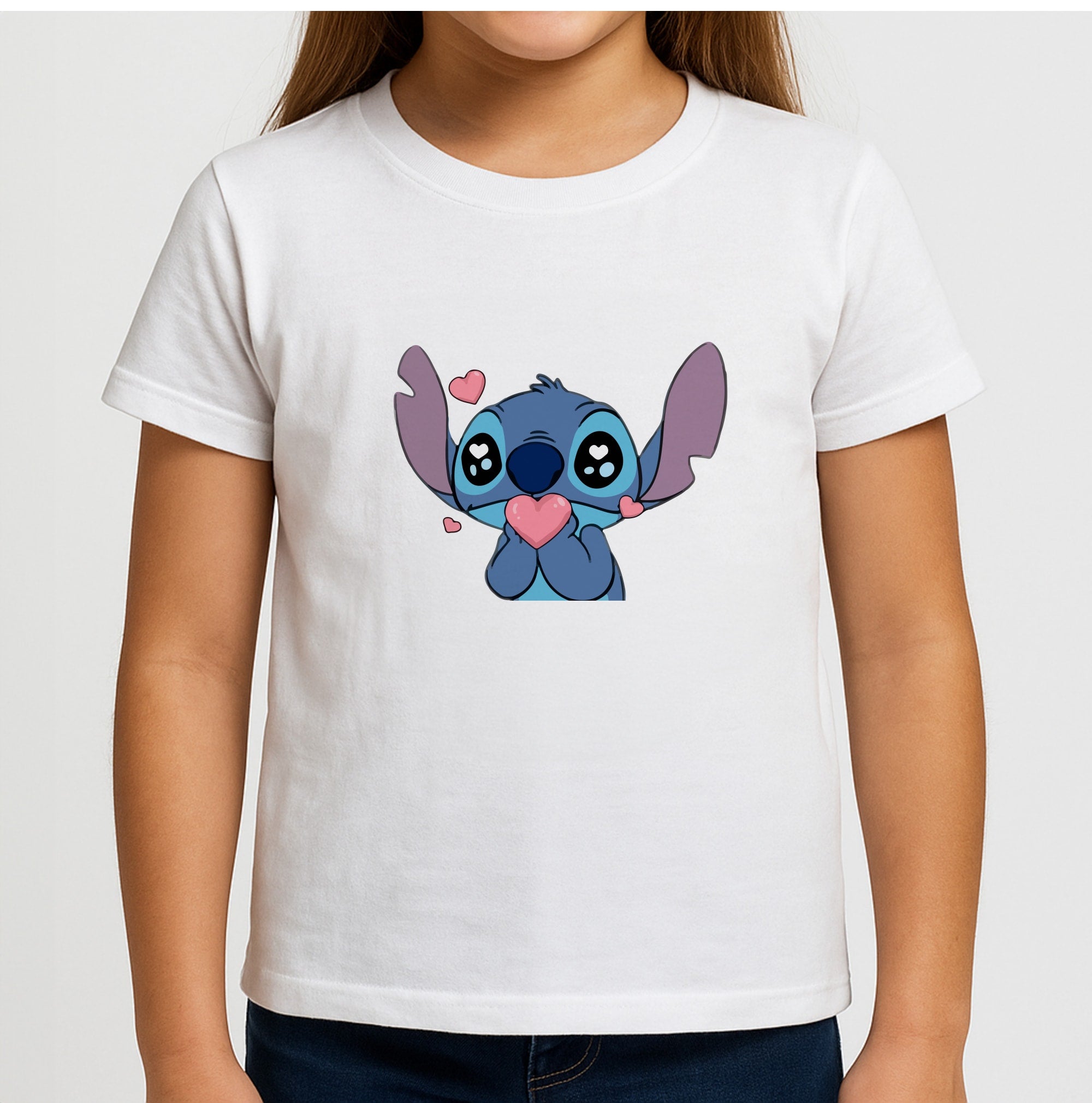 Cute Alien Blue Girls T-Shirt