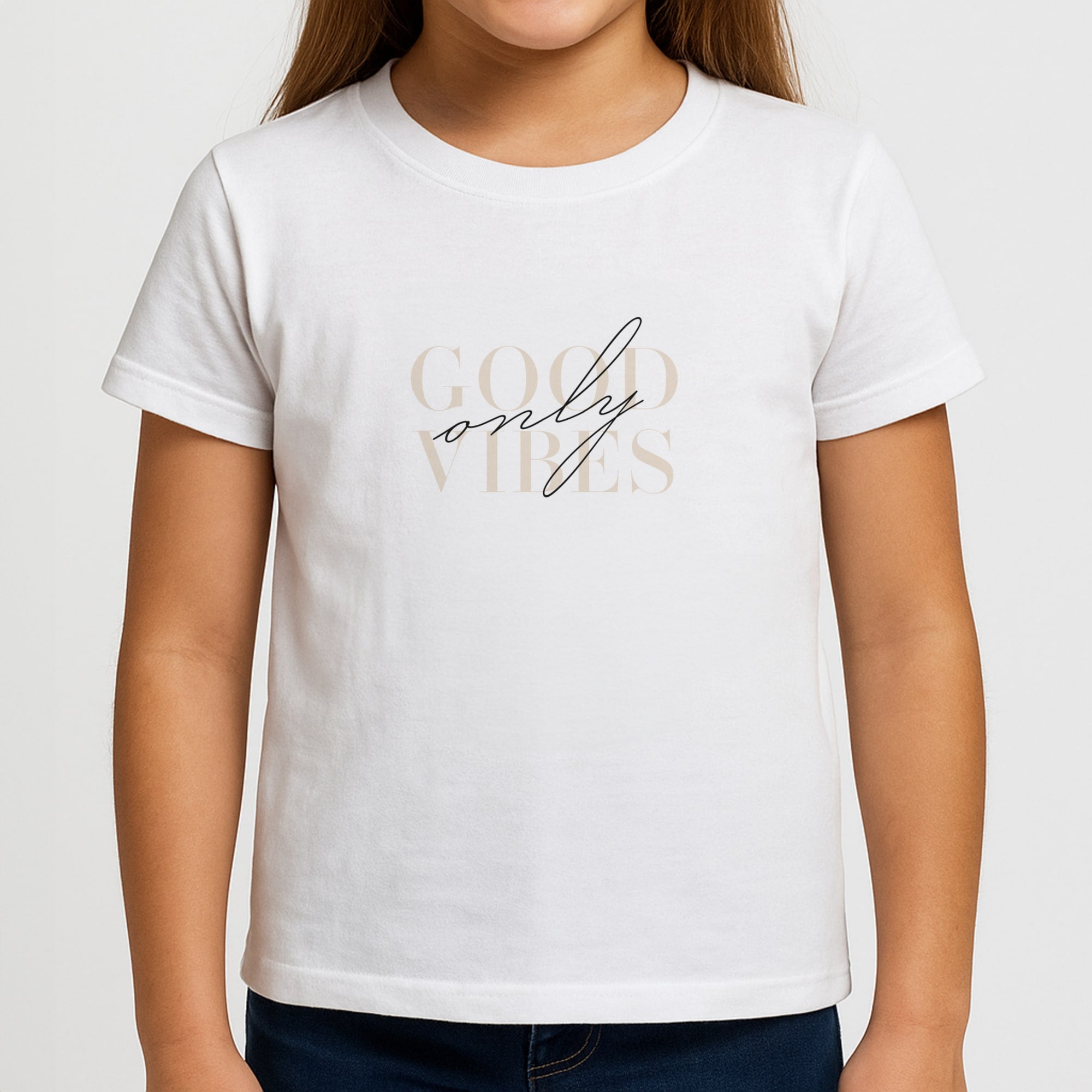 Good Vibes Only Girls T-Shirt