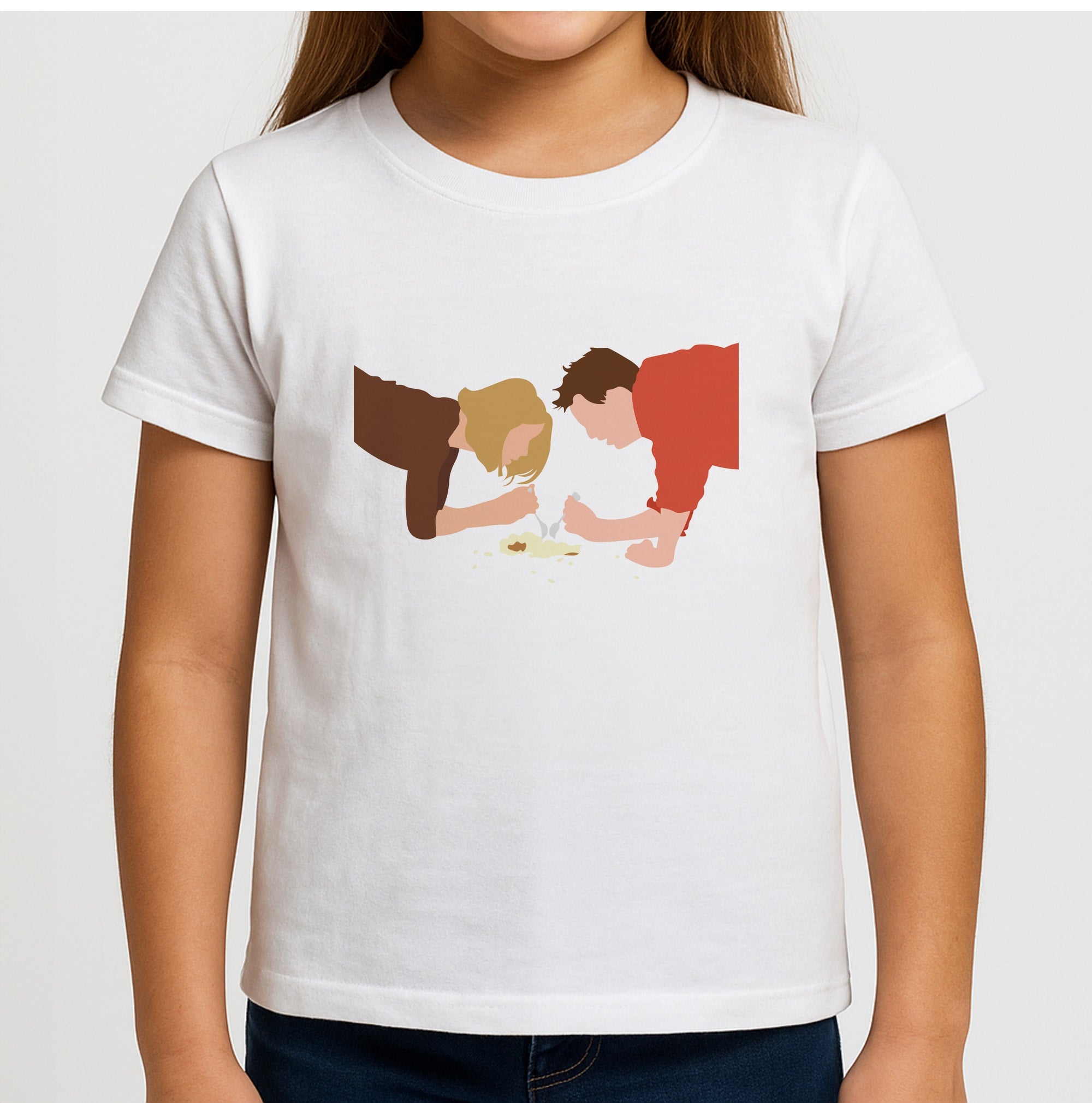 Eating Some Food Girls T-Shirt