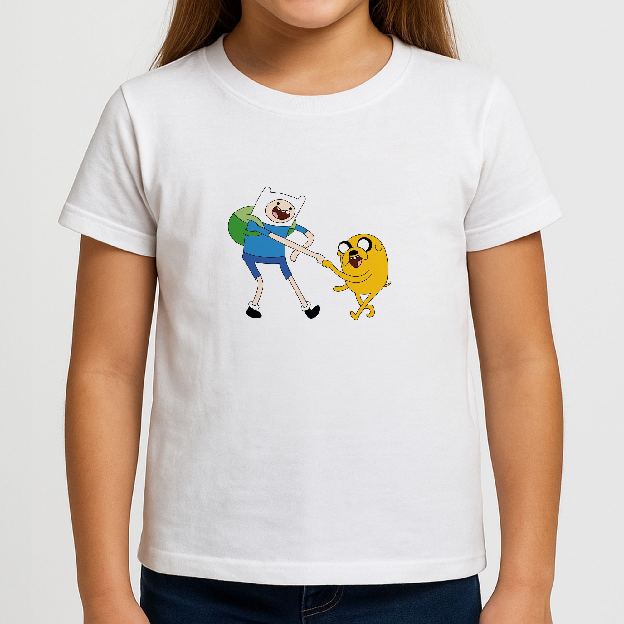 Jake The Dog And Finn The Human Girls T-Shirt