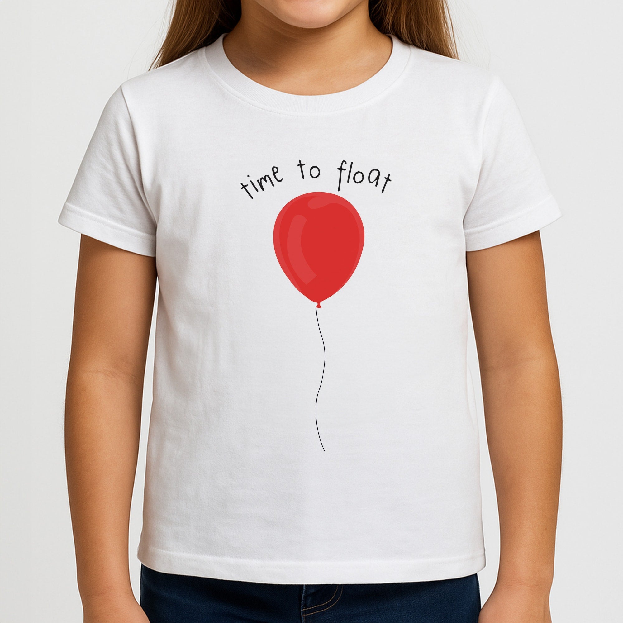 Time To Float - Clown Girls T-Shirt