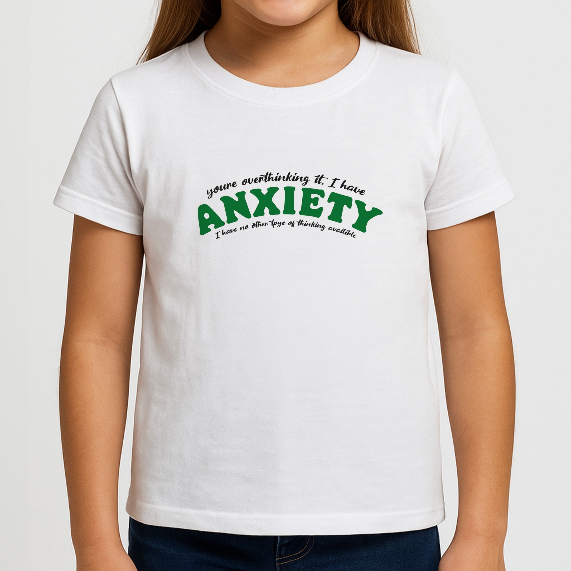 You're Overthinking It Girls T-Shirt