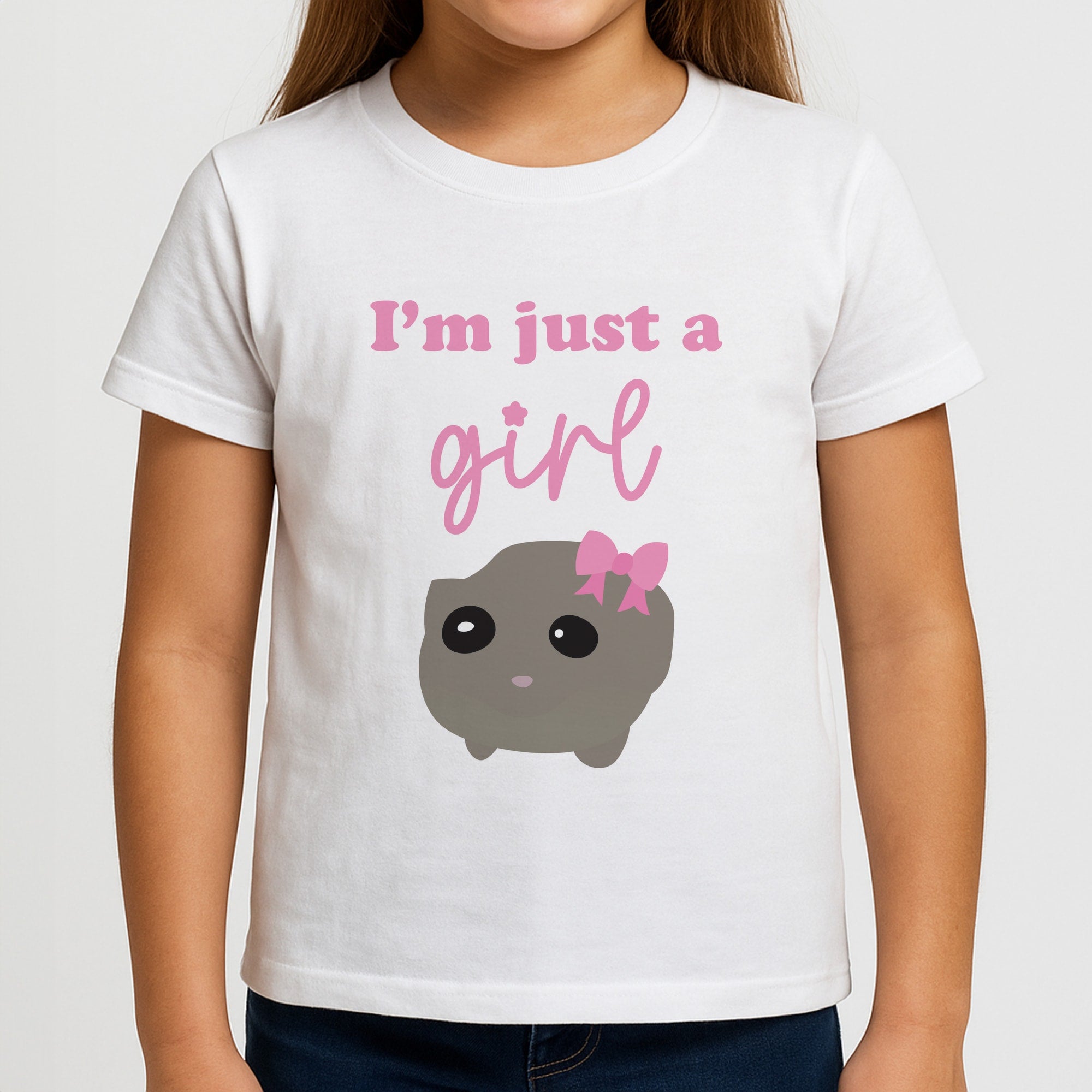 I'm Just A Girl Girls T-Shirt