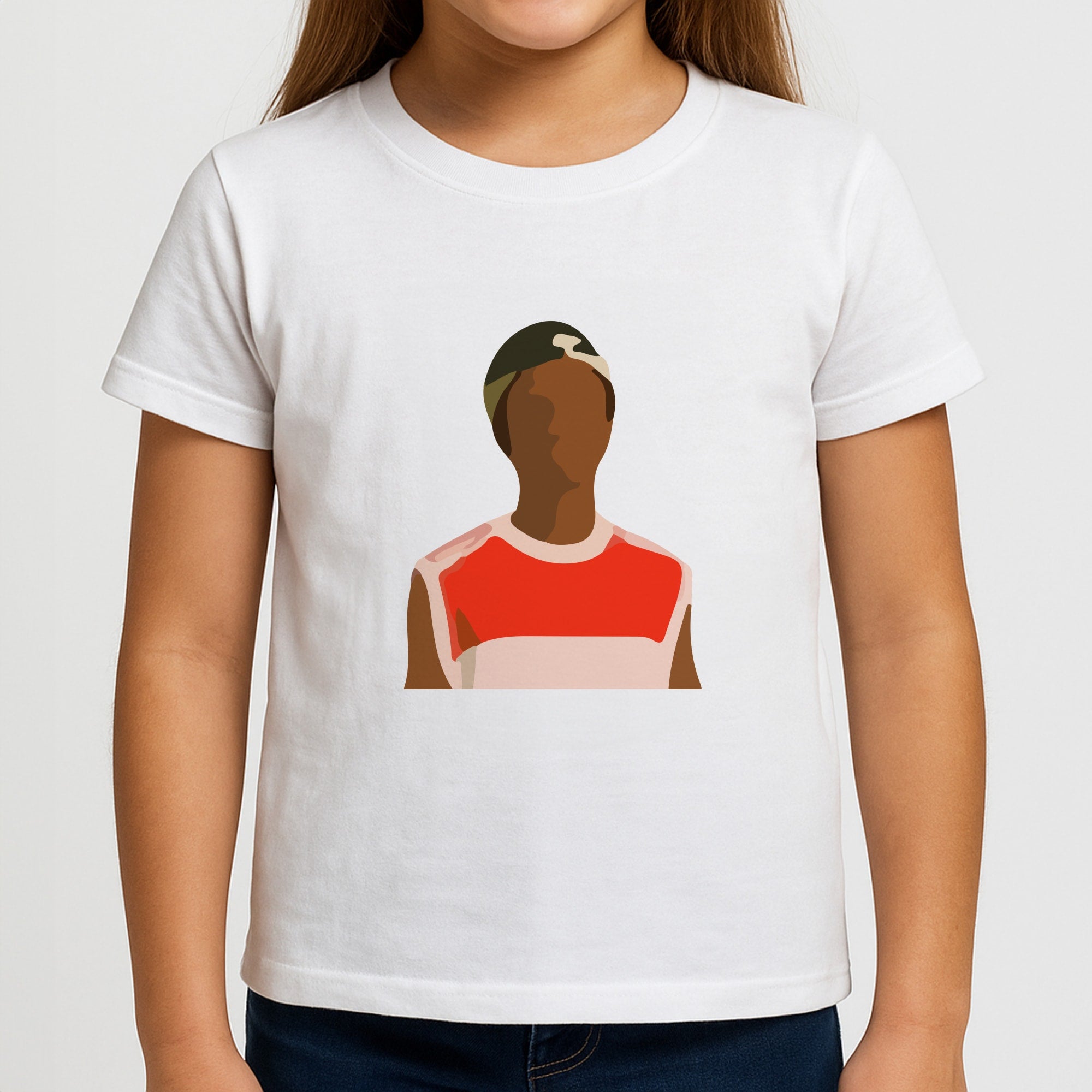 Faceless Lucas - Stranger Things Girls T-Shirt