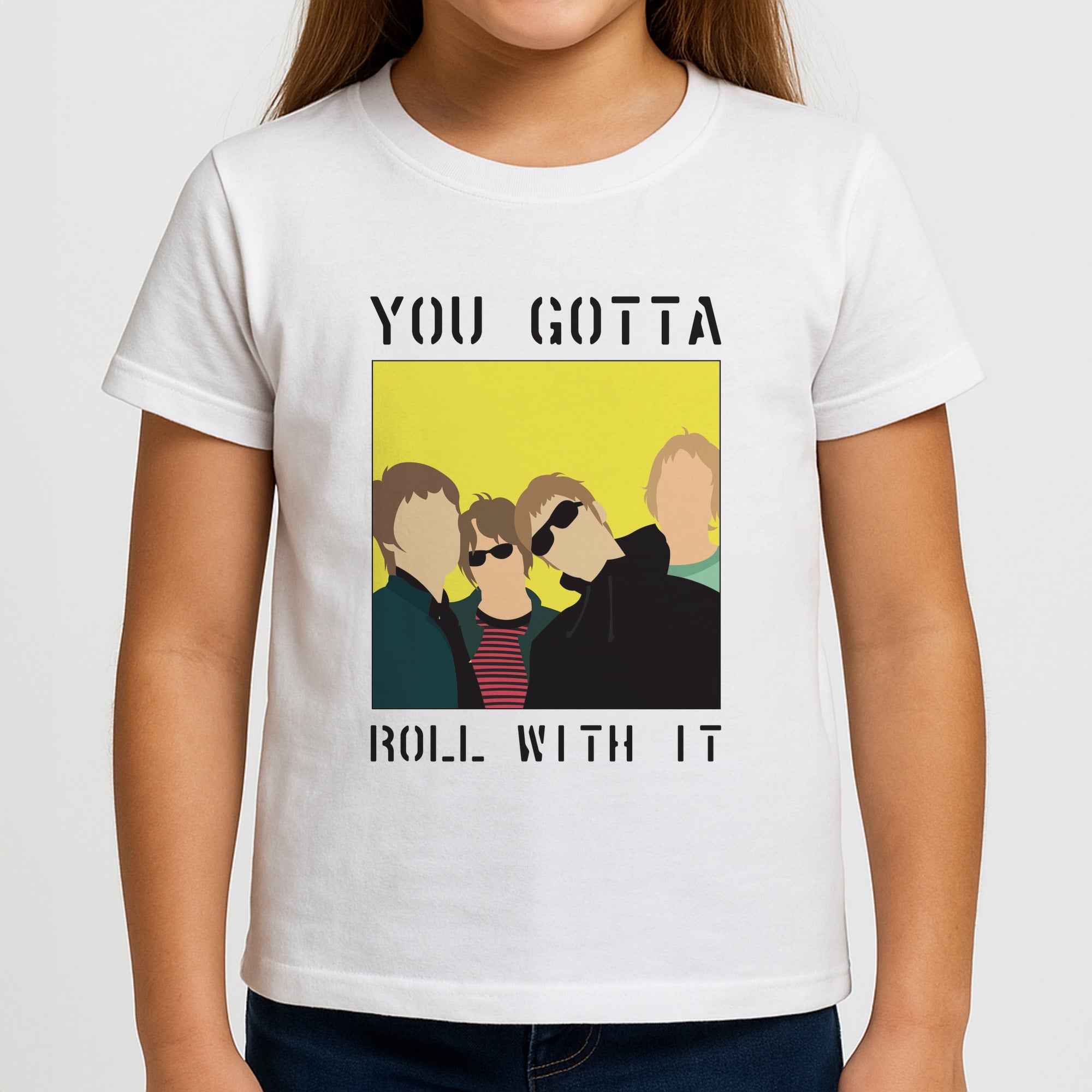 You Gotta Roll With It Girls T-Shirt