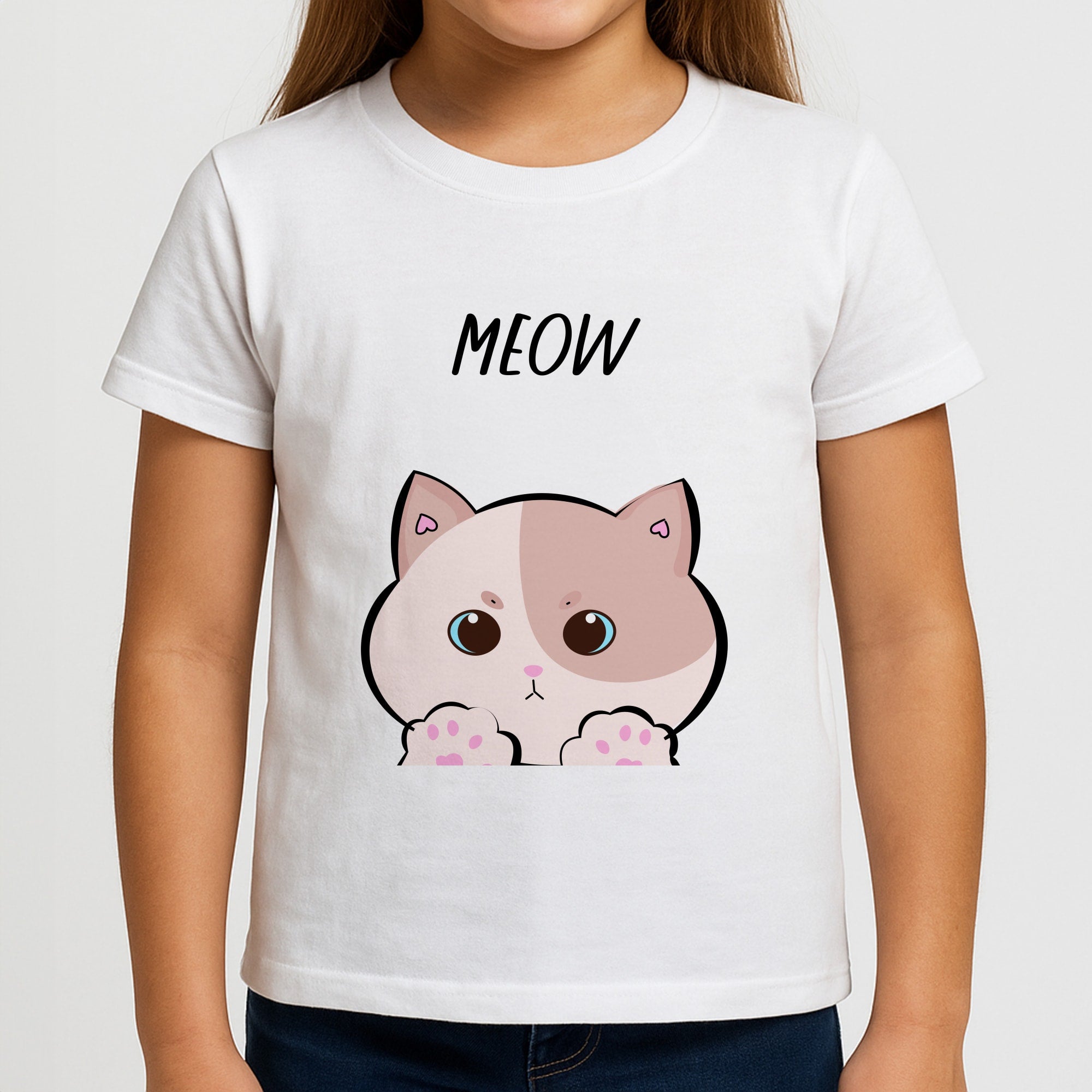 Pale Cat - Cats Girls T-Shirt
