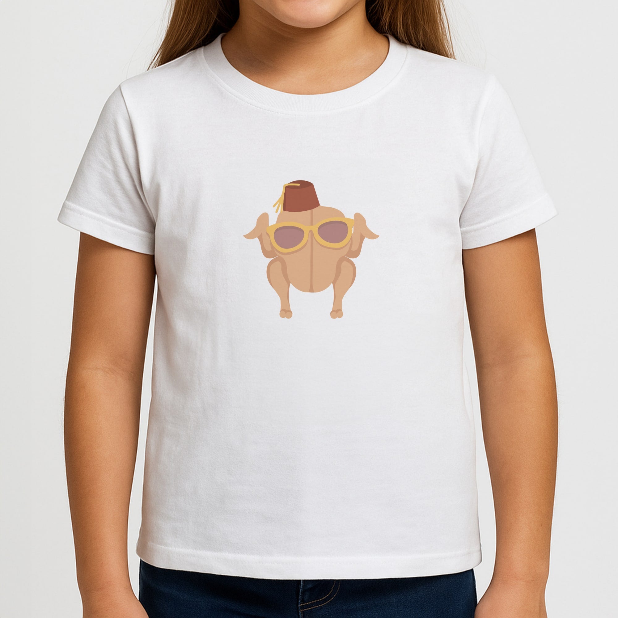Thanksgiving Turkey Girls T-Shirt