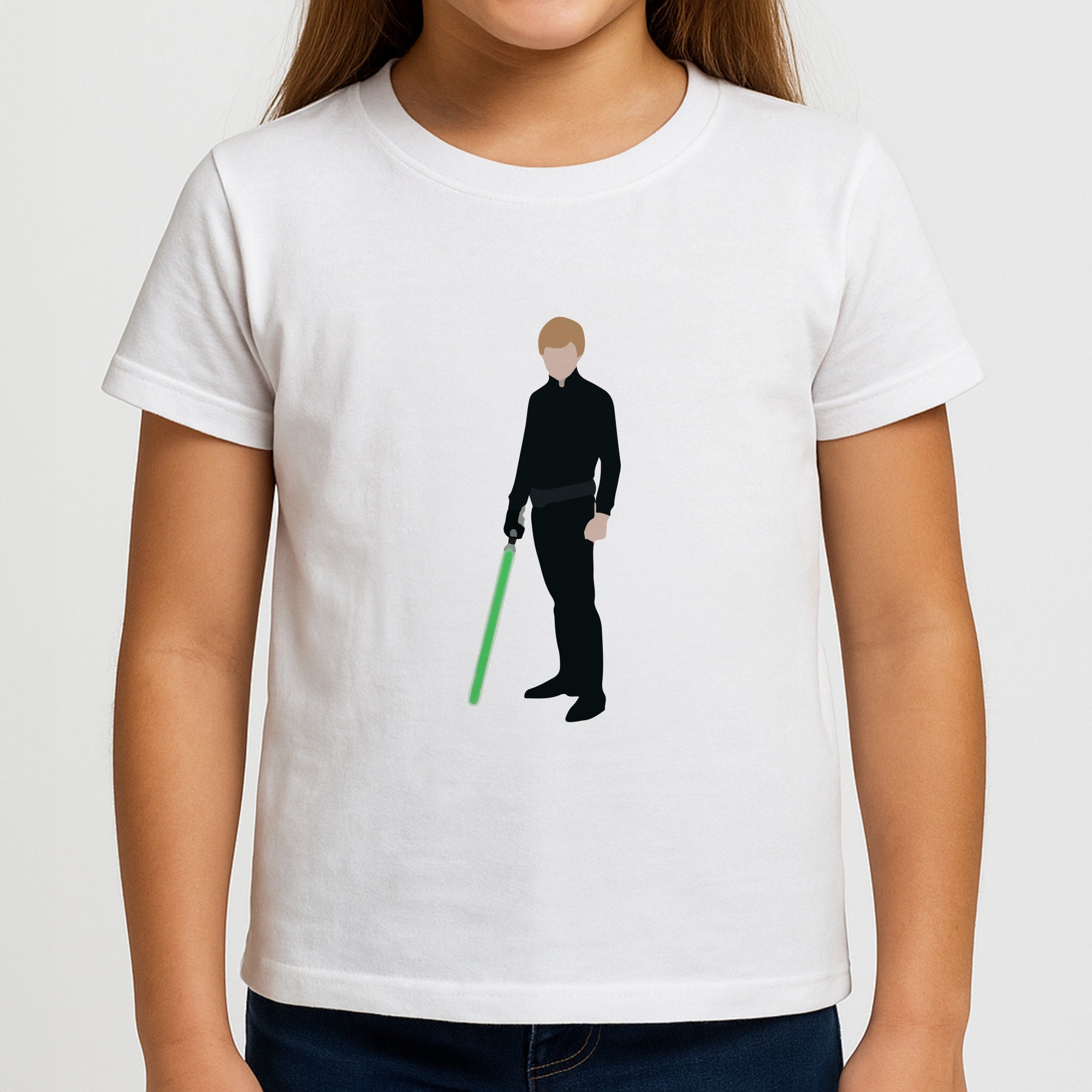 Skywalker Green Lightsaber Girls T-Shirt
