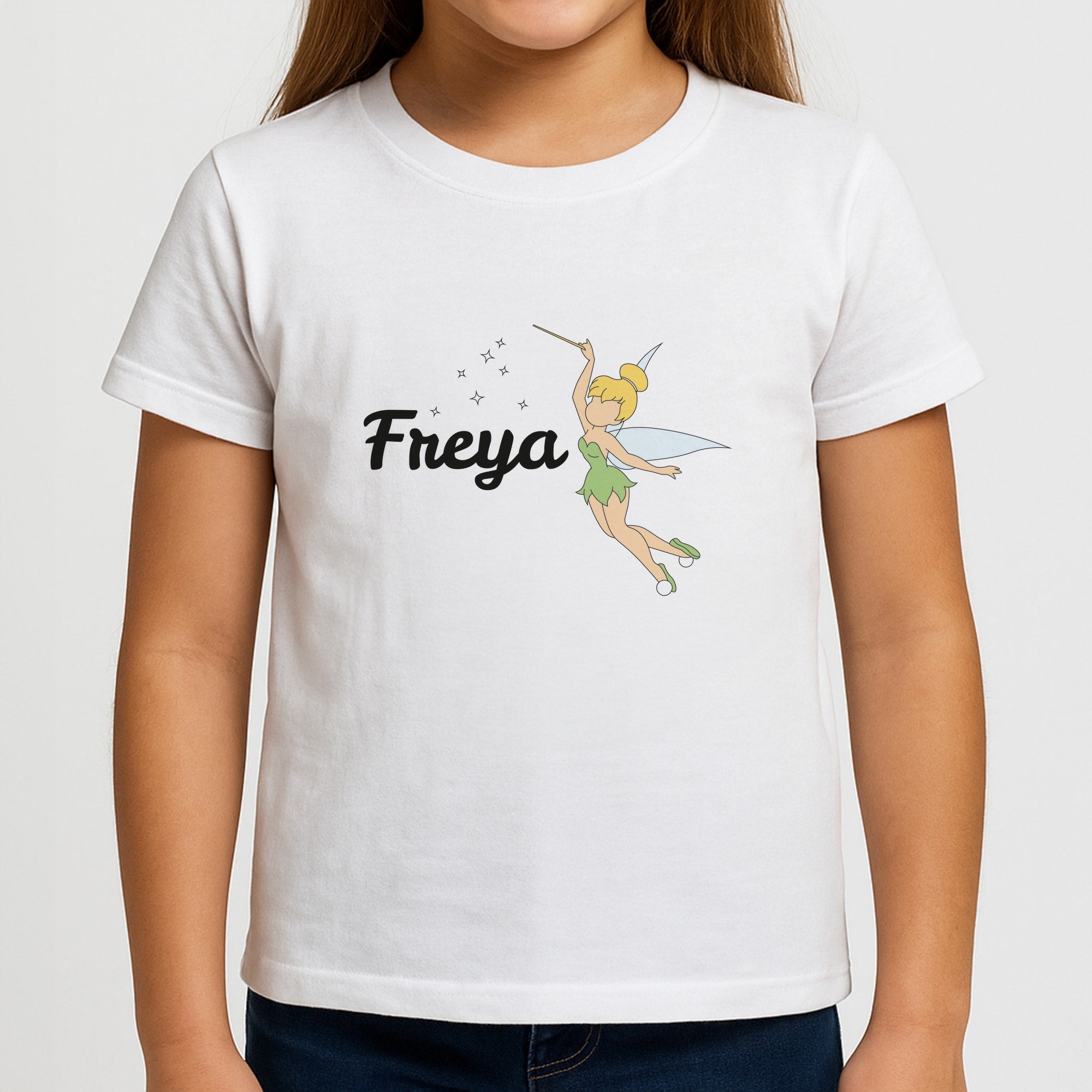 Tinkerbell - Personalised Fairytale Girls T-Shirt