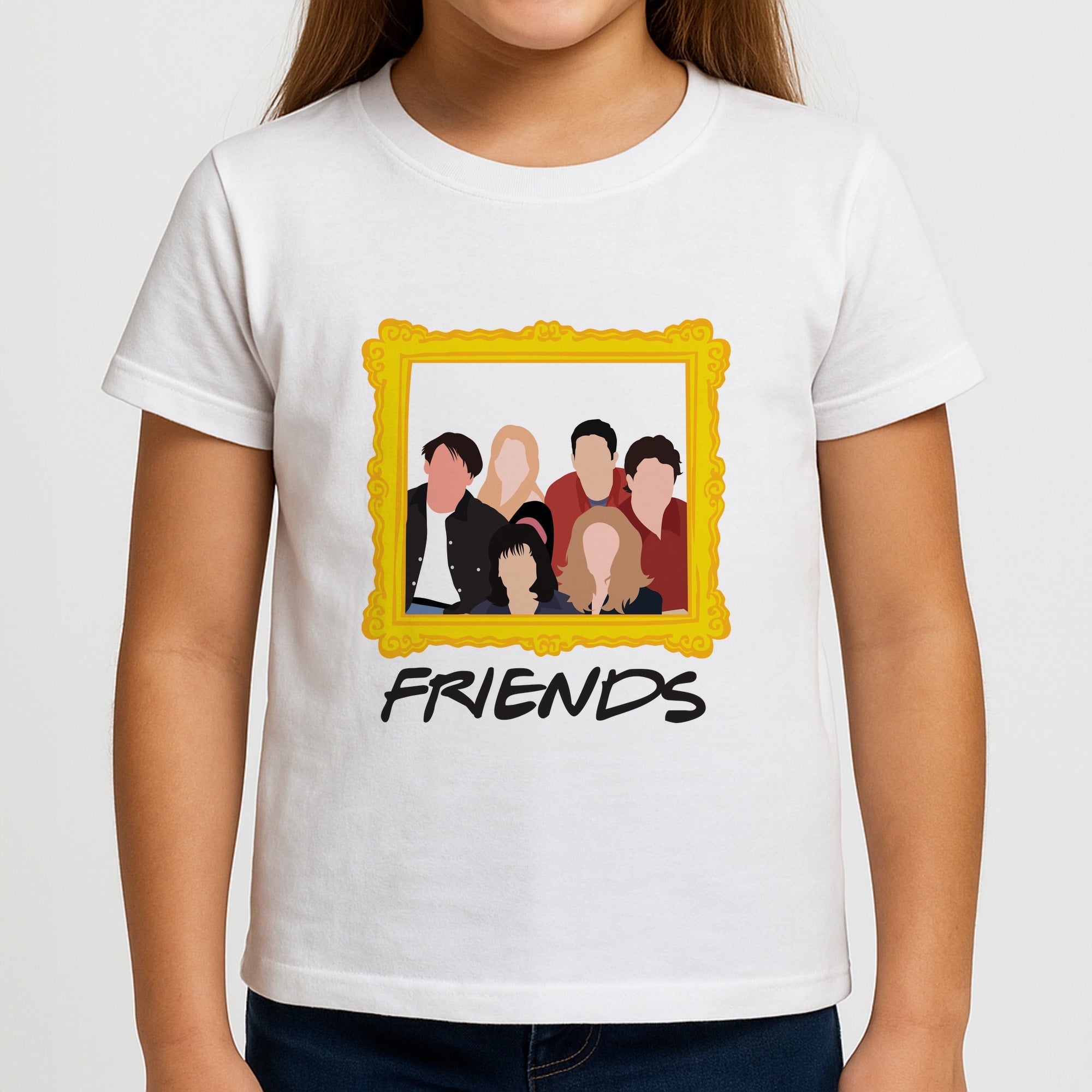 Cast Photo Frame Girls T-Shirt