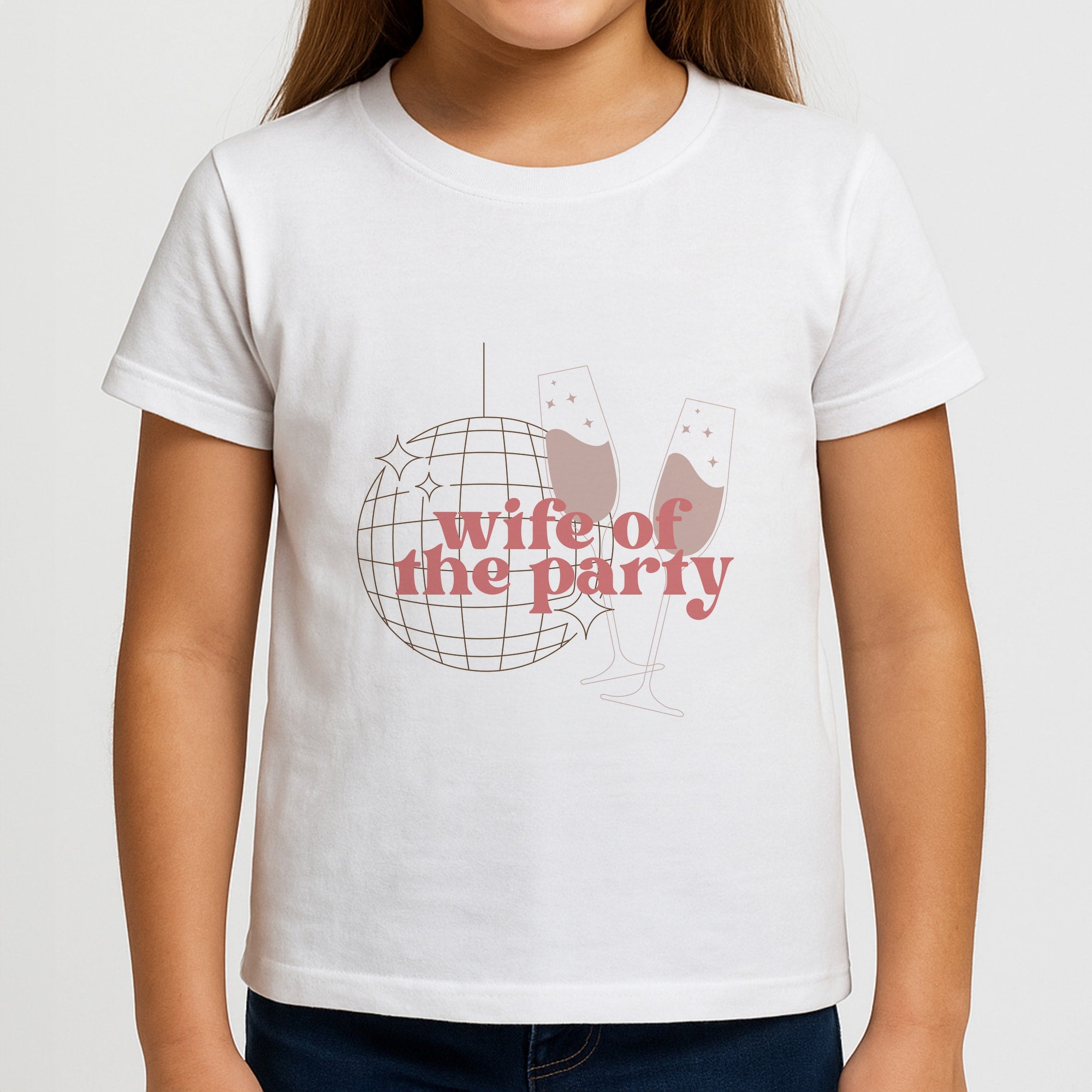Wife Of The Party - Bridal Girls T-Shirt