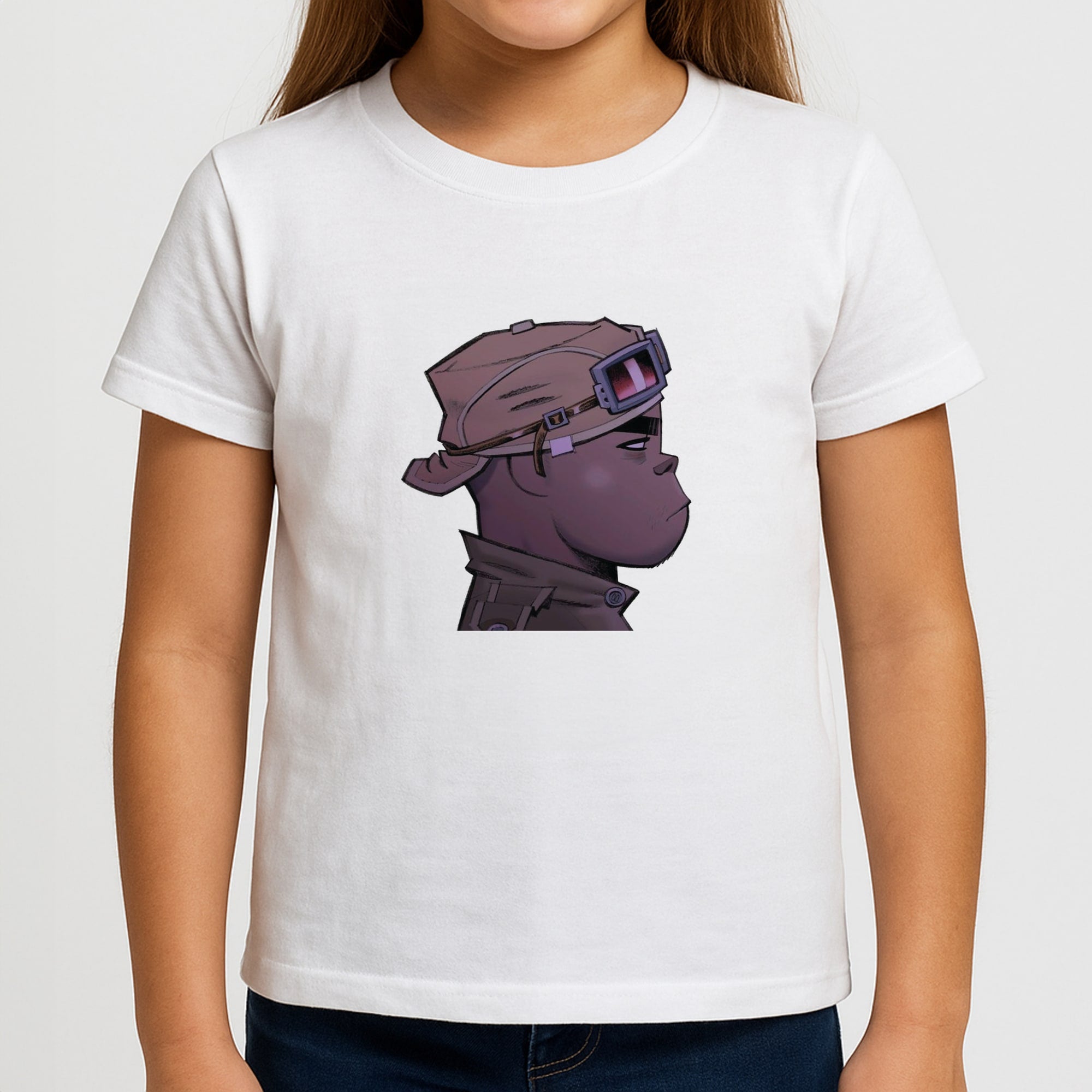Purple 2d Girls T-Shirt