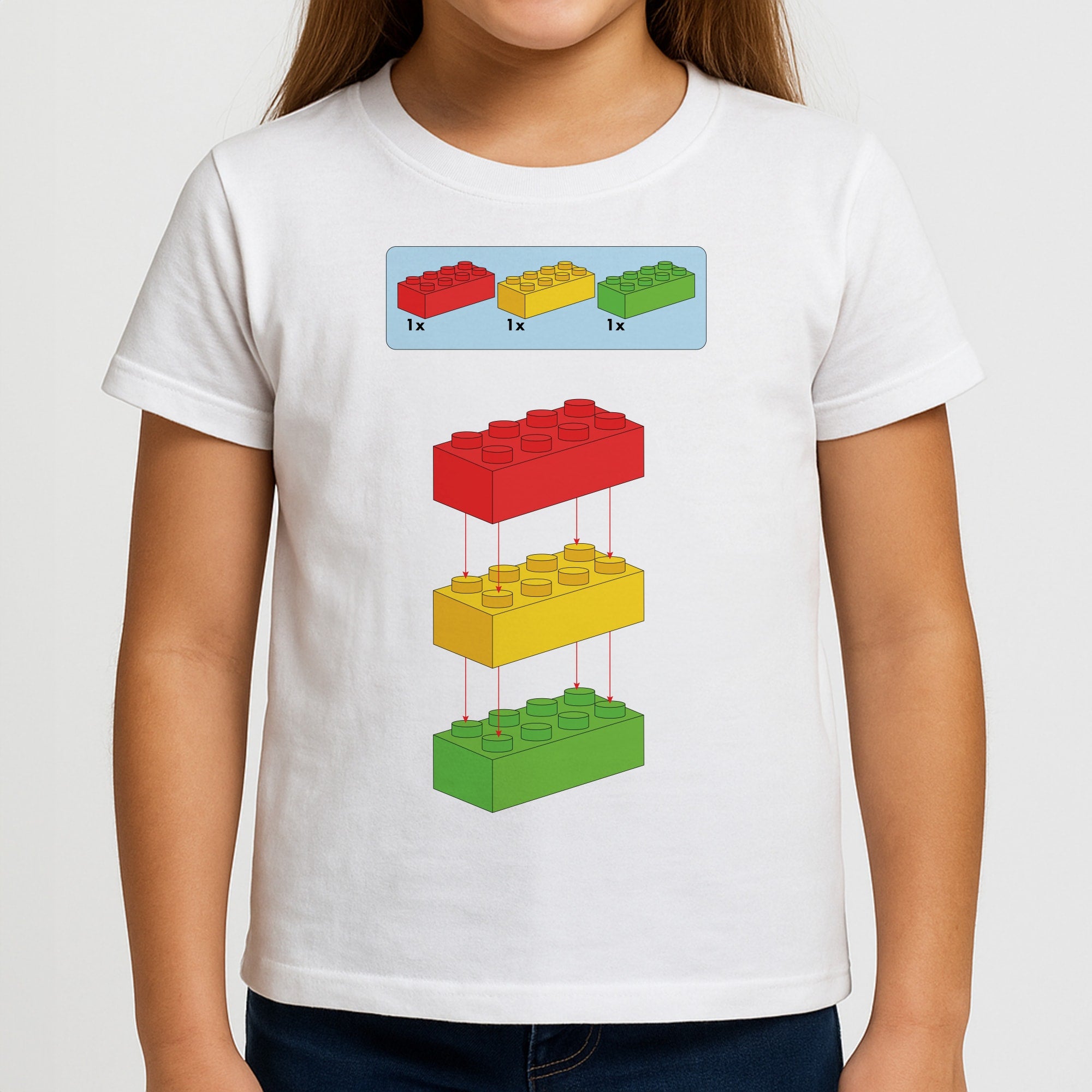 Bricks Instruction Set Girls T-Shirt