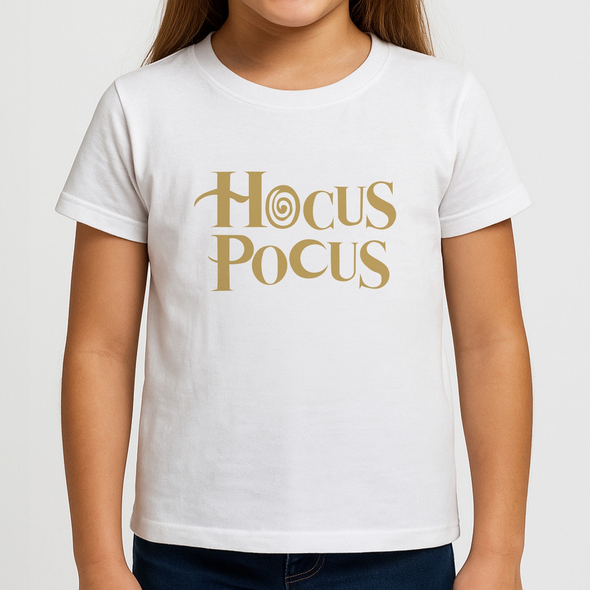 Text - Hocus Halloween Girls T-Shirt