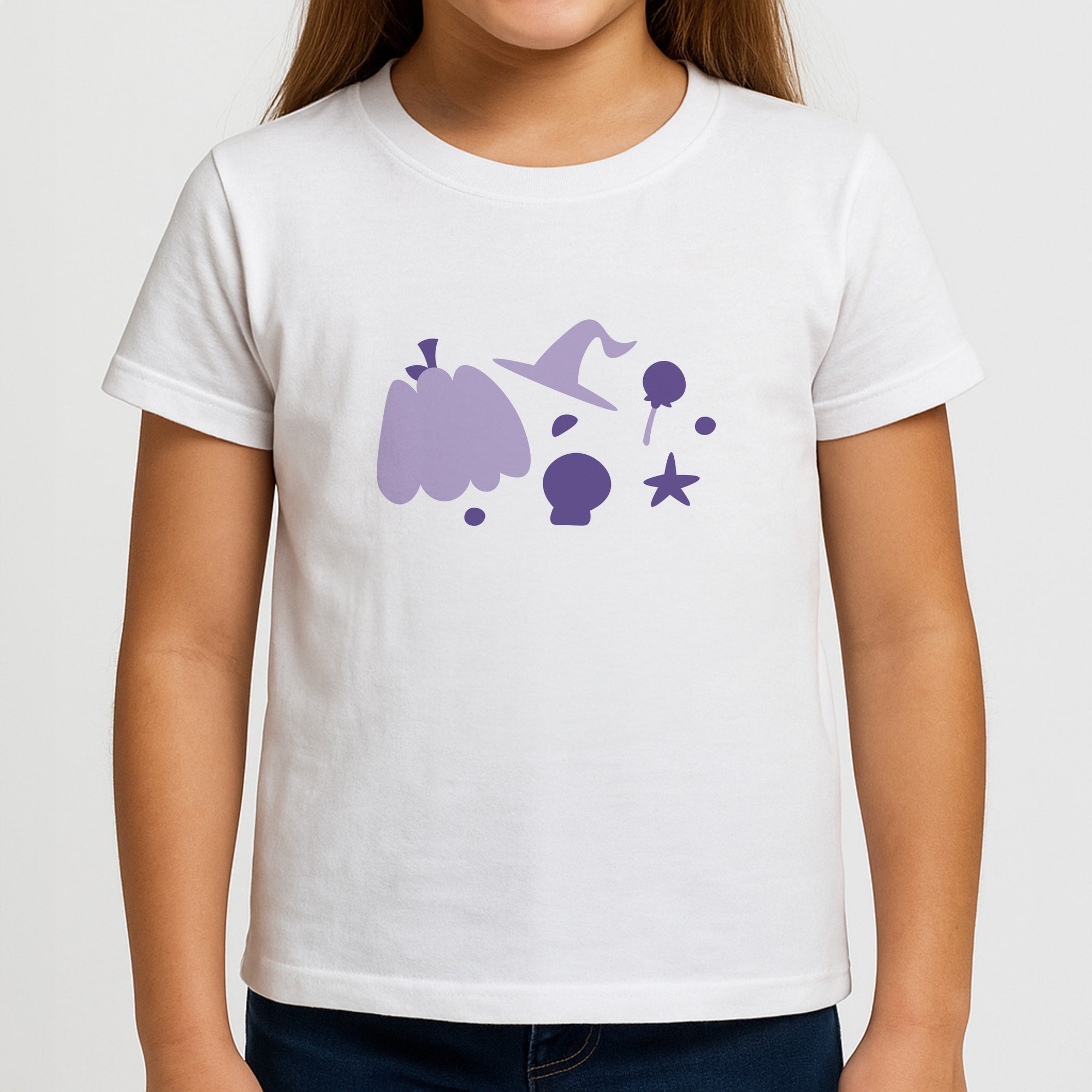 Halloween Pattern 5 Girls T-Shirt