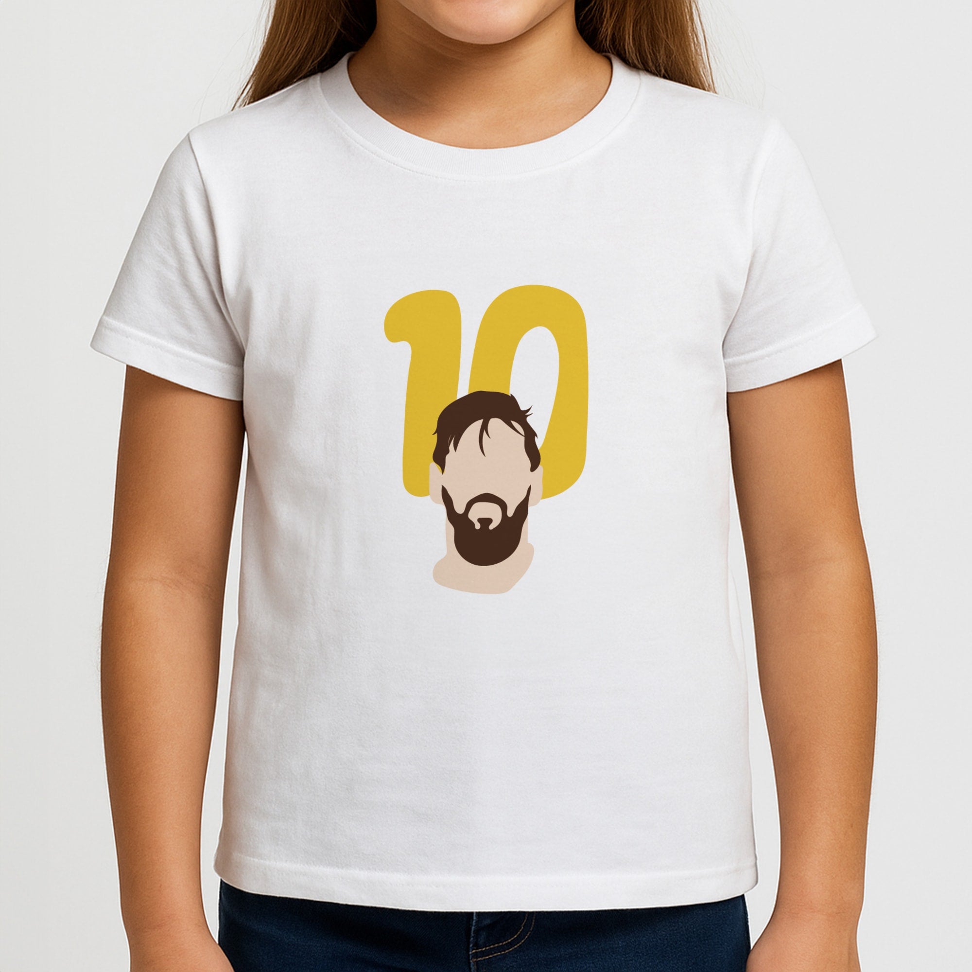 Number 10 - Messi Girls T-Shirt