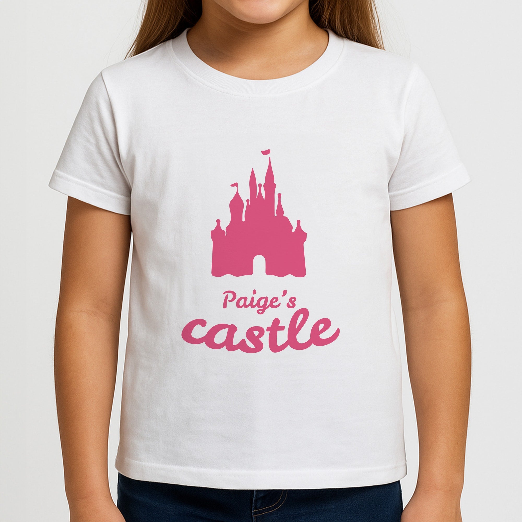 Fairytale Castle - Personalised Fairytale Girls T-Shirt