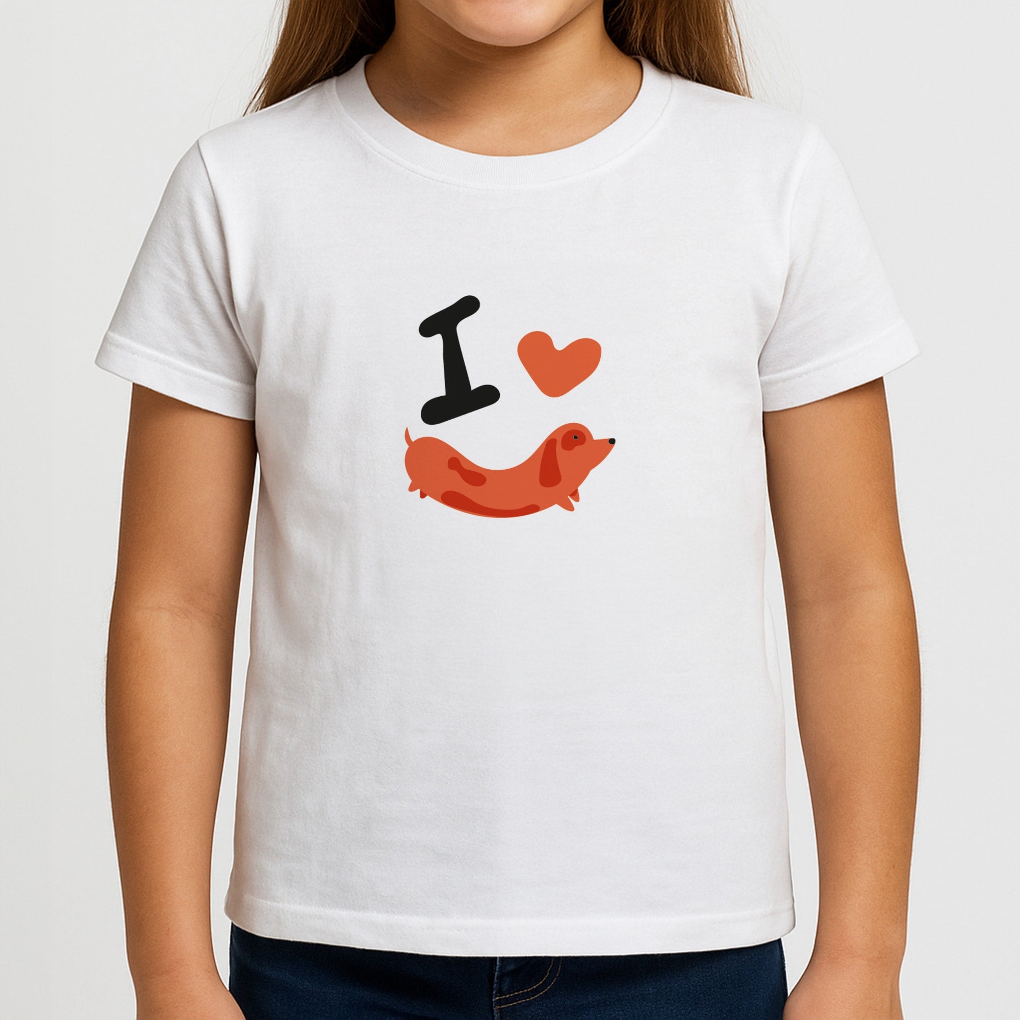 I love Dachshunds Girls T-Shirt