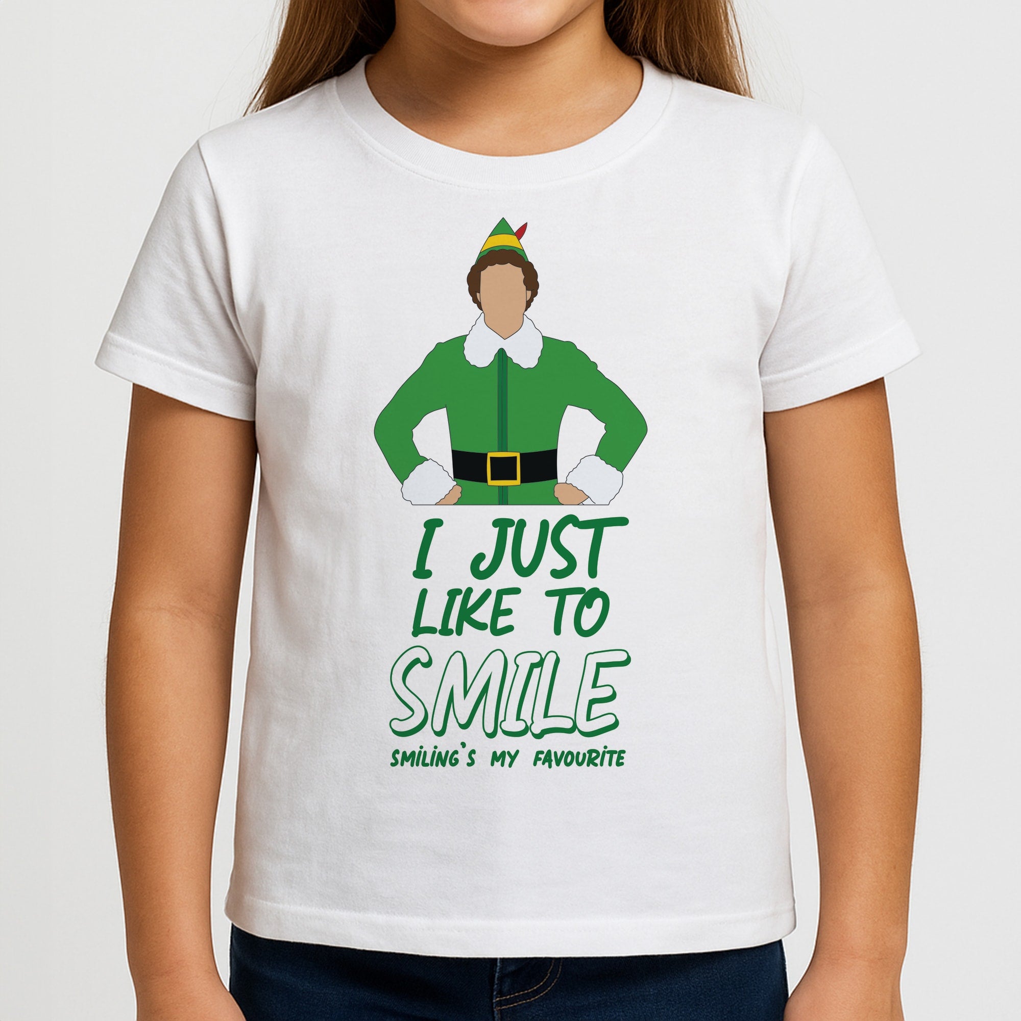 I Just Like To Smile Girls T-Shirt