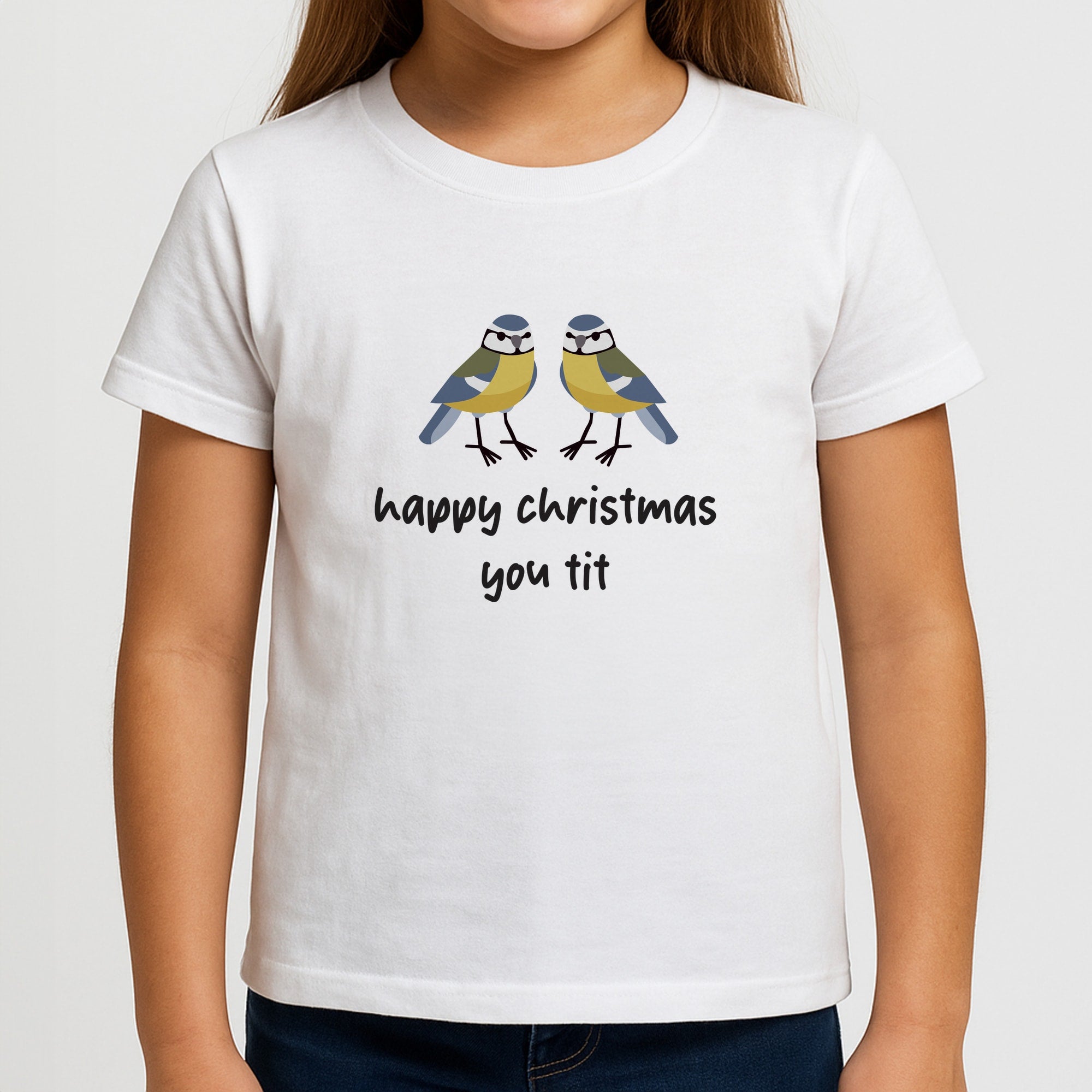Happy Christmas You Tit - Christmas Girls T-Shirt