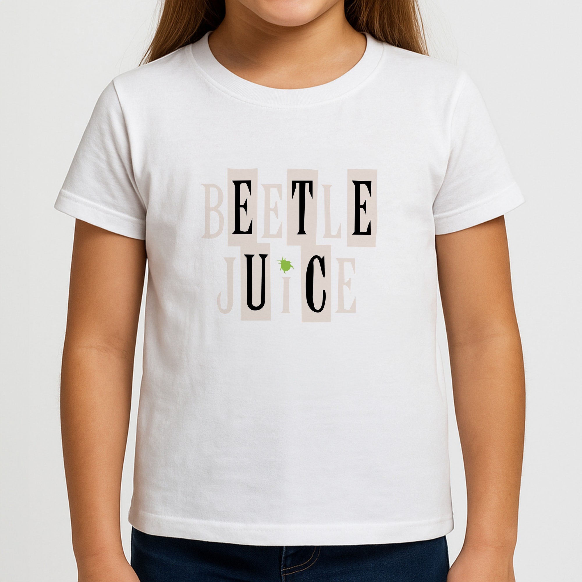 Text - Beetle Halloween Girls T-Shirt