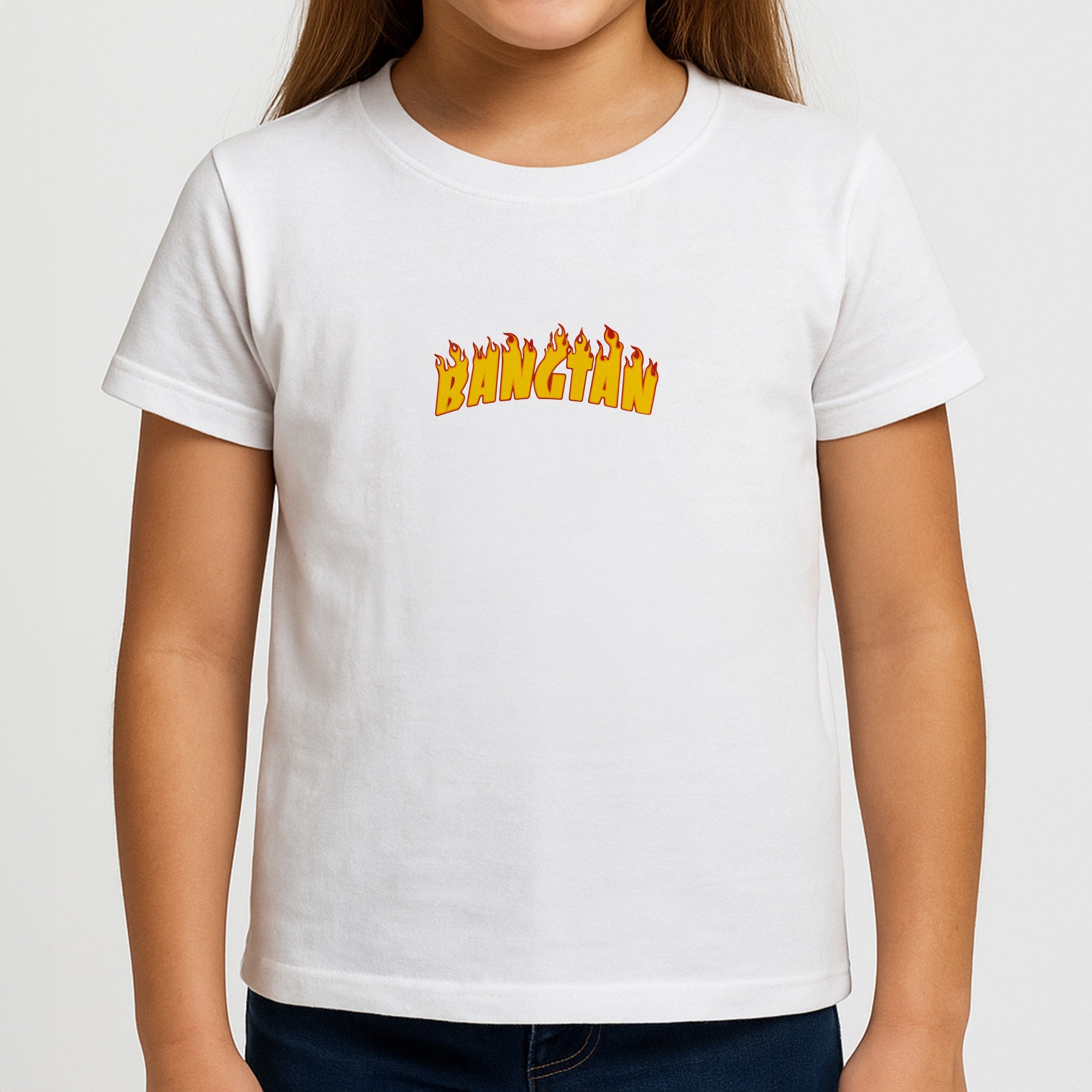 Bangtan Flames - K Pop Girls T-Shirt
