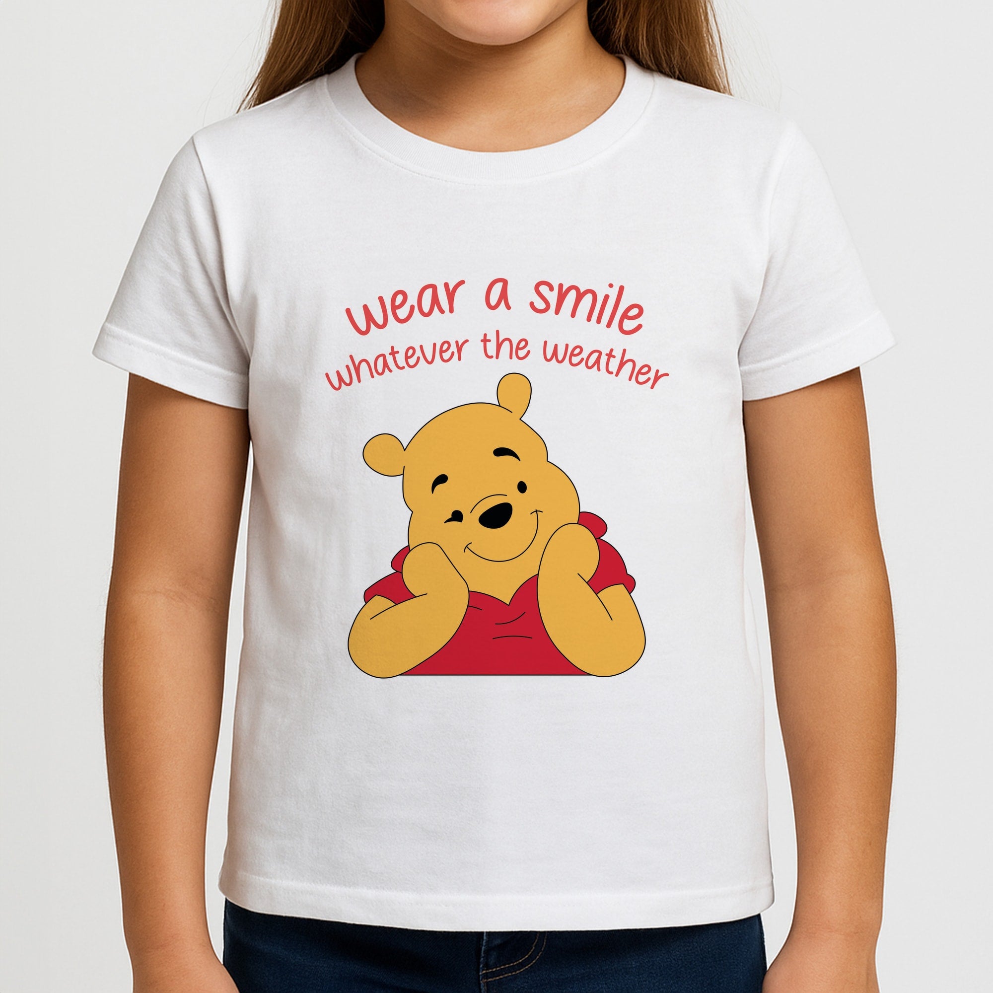 Wear A Smile Whatever The Weather Girls T-Shirt