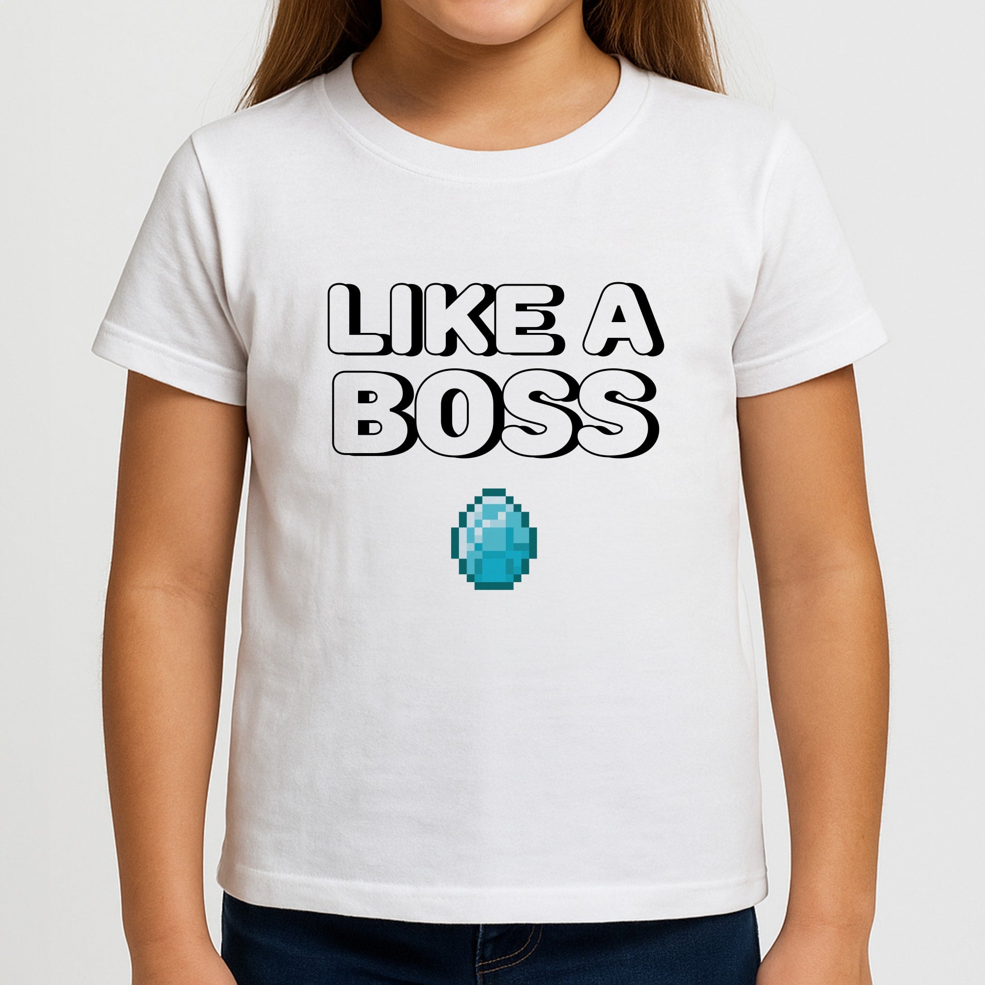 Like A Boss Girls T-Shirt