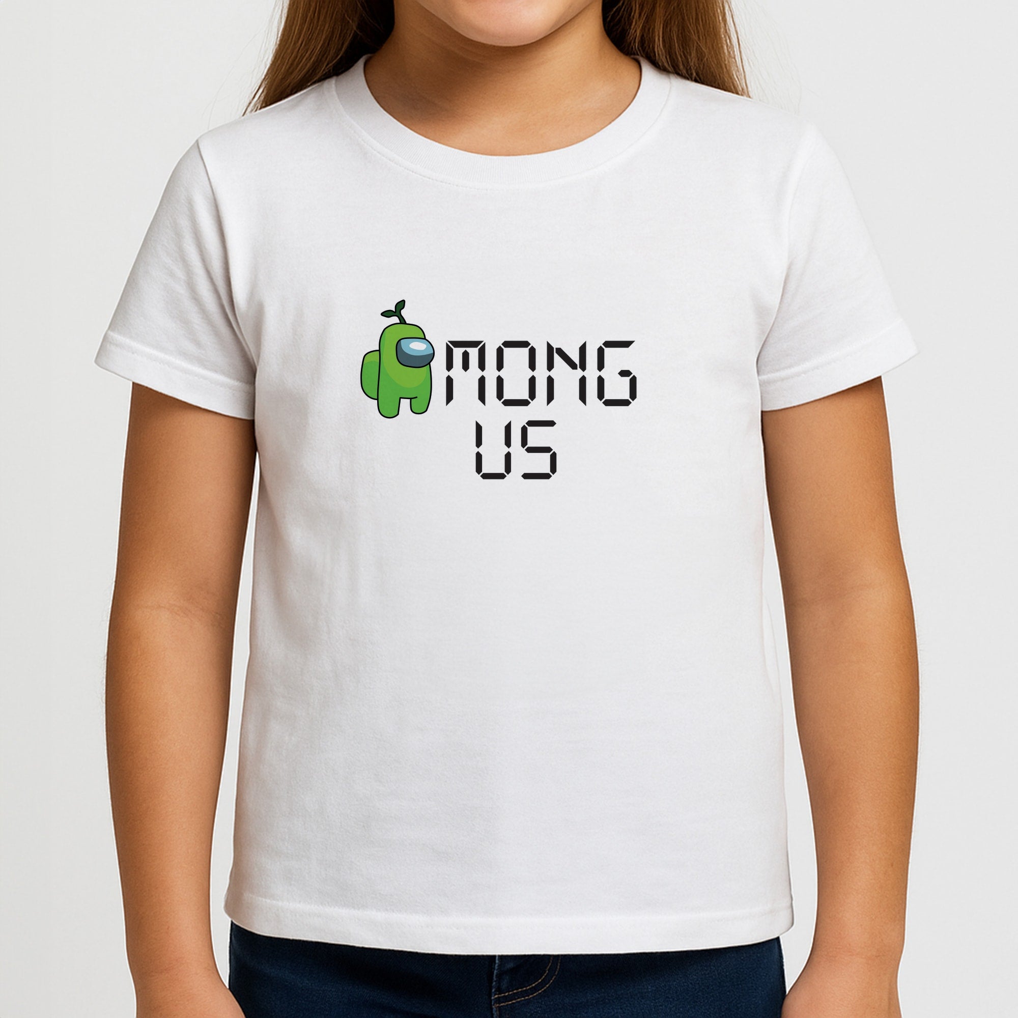 Among Gaming - Green Girls T-Shirt