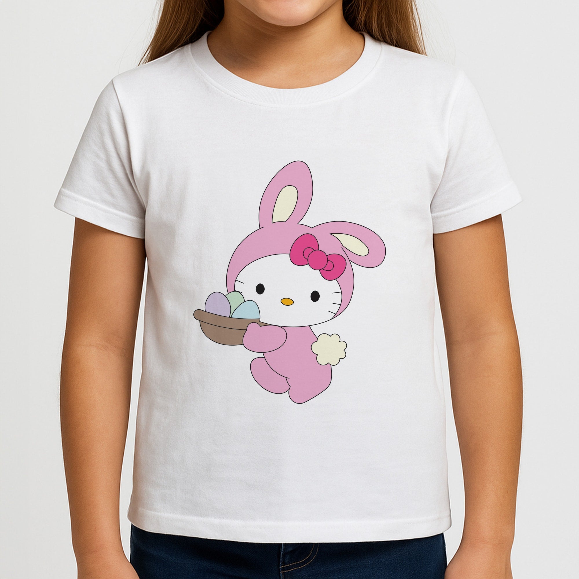 Cute Bunny 2025 Girls T-Shirt