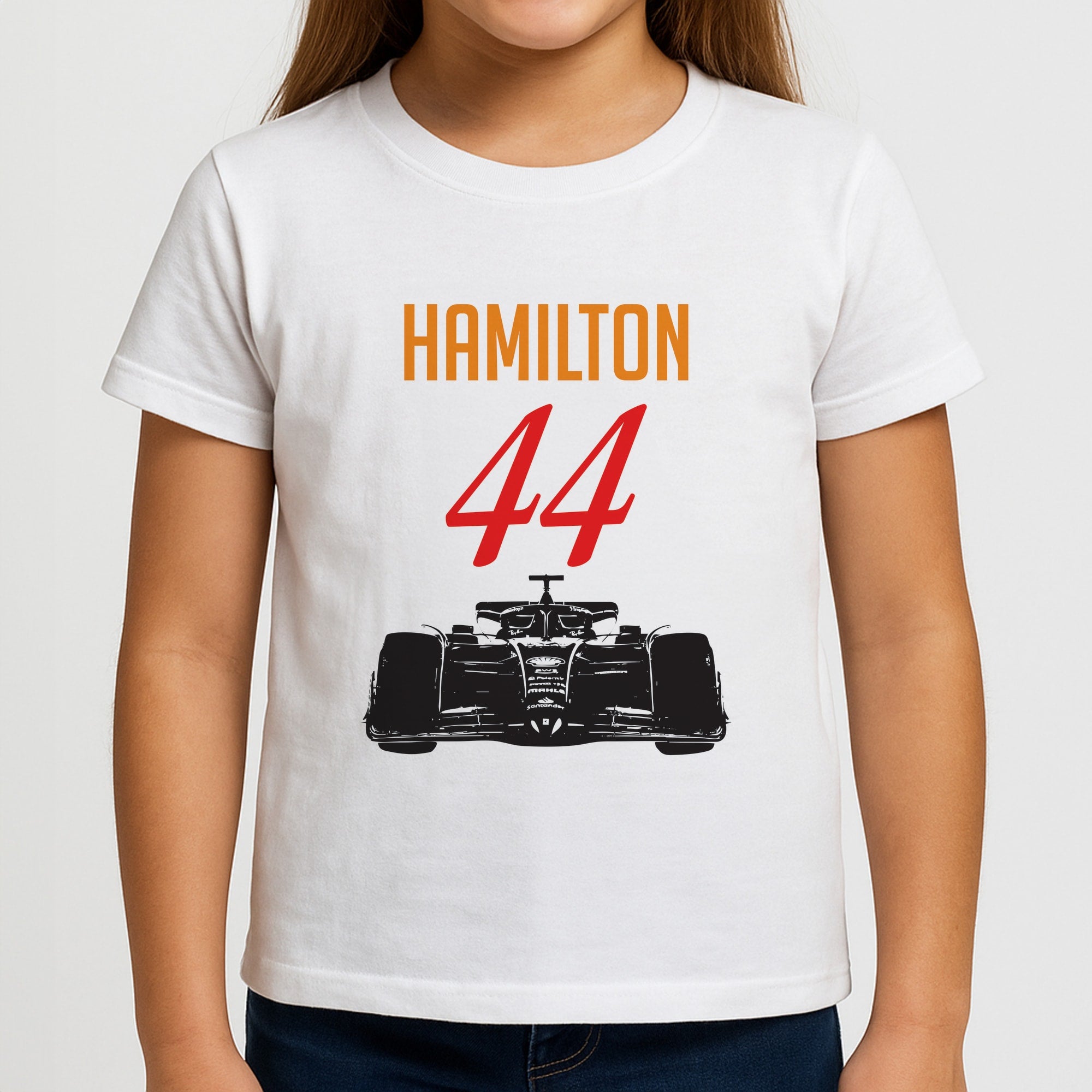 F1 Car Hamilton Girls T-Shirt