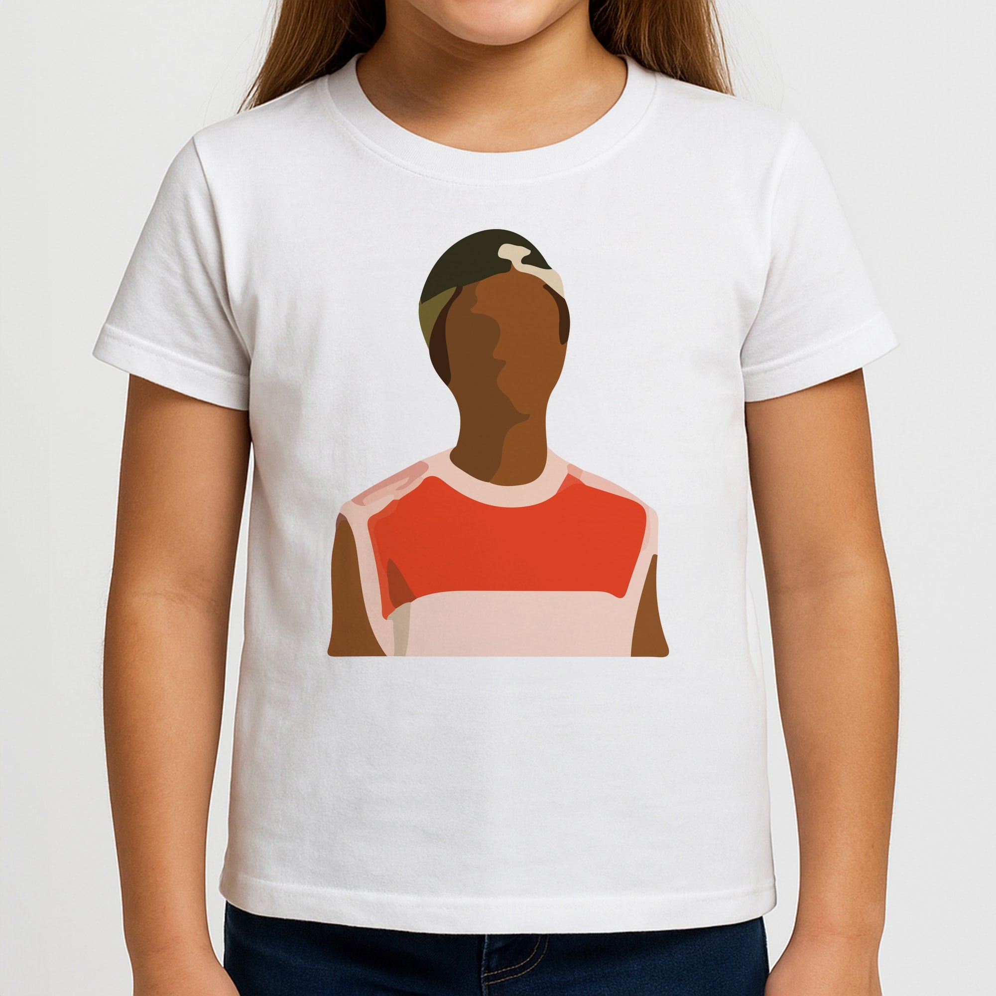 Faceless Lucas - Stranger Things Kids T-Shirt