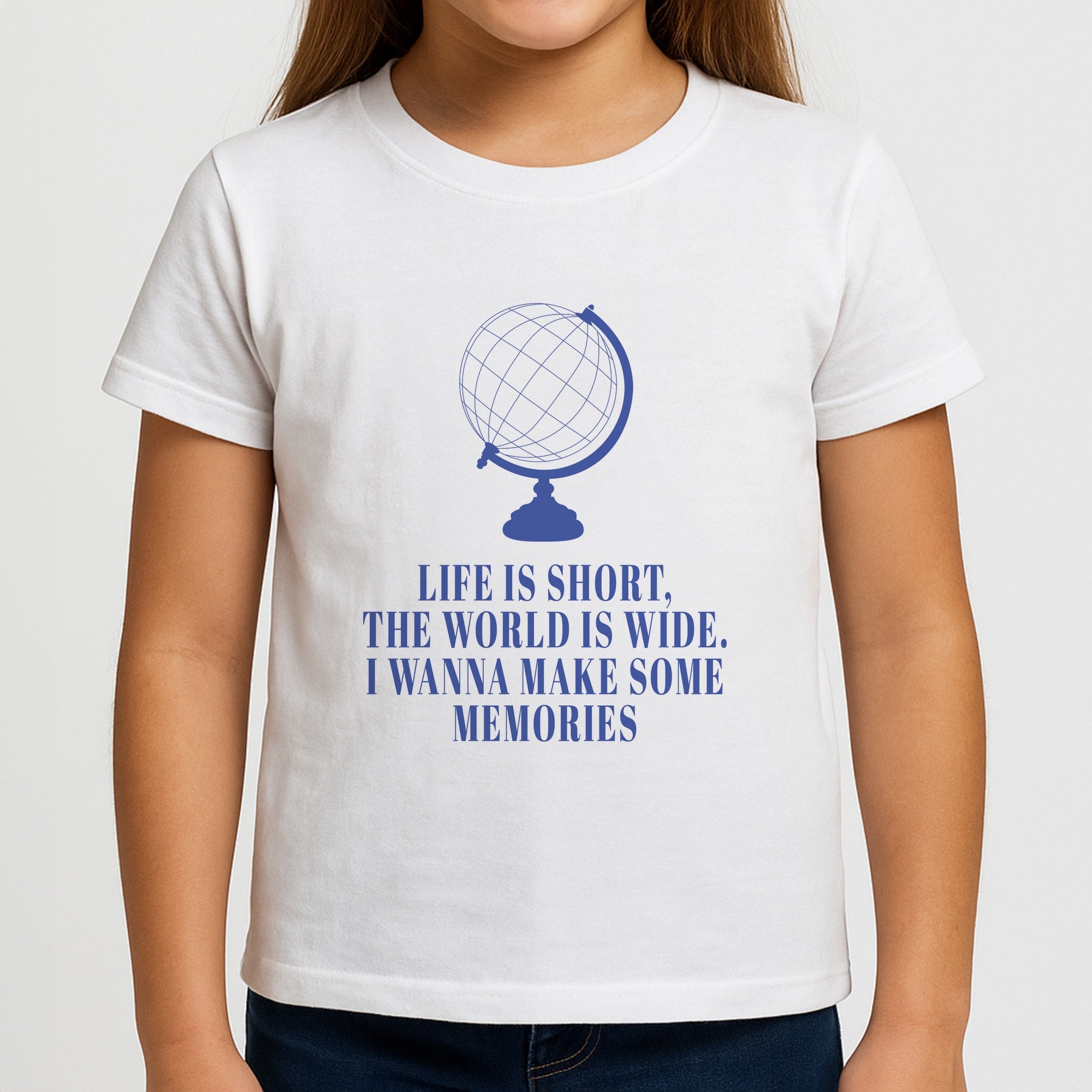 Life Is Short The World Is Wide - Mamma Mia Girls T-Shirt