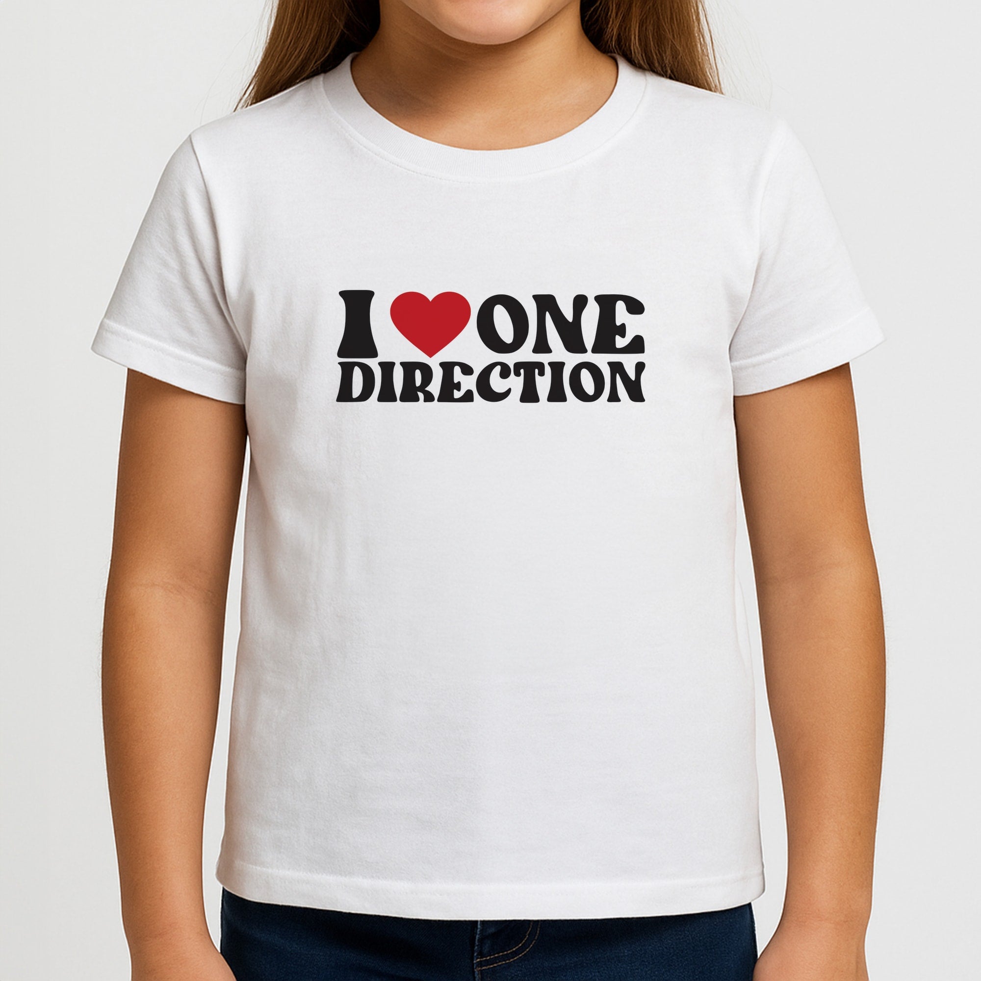 I Love Direction Girls T-Shirt
