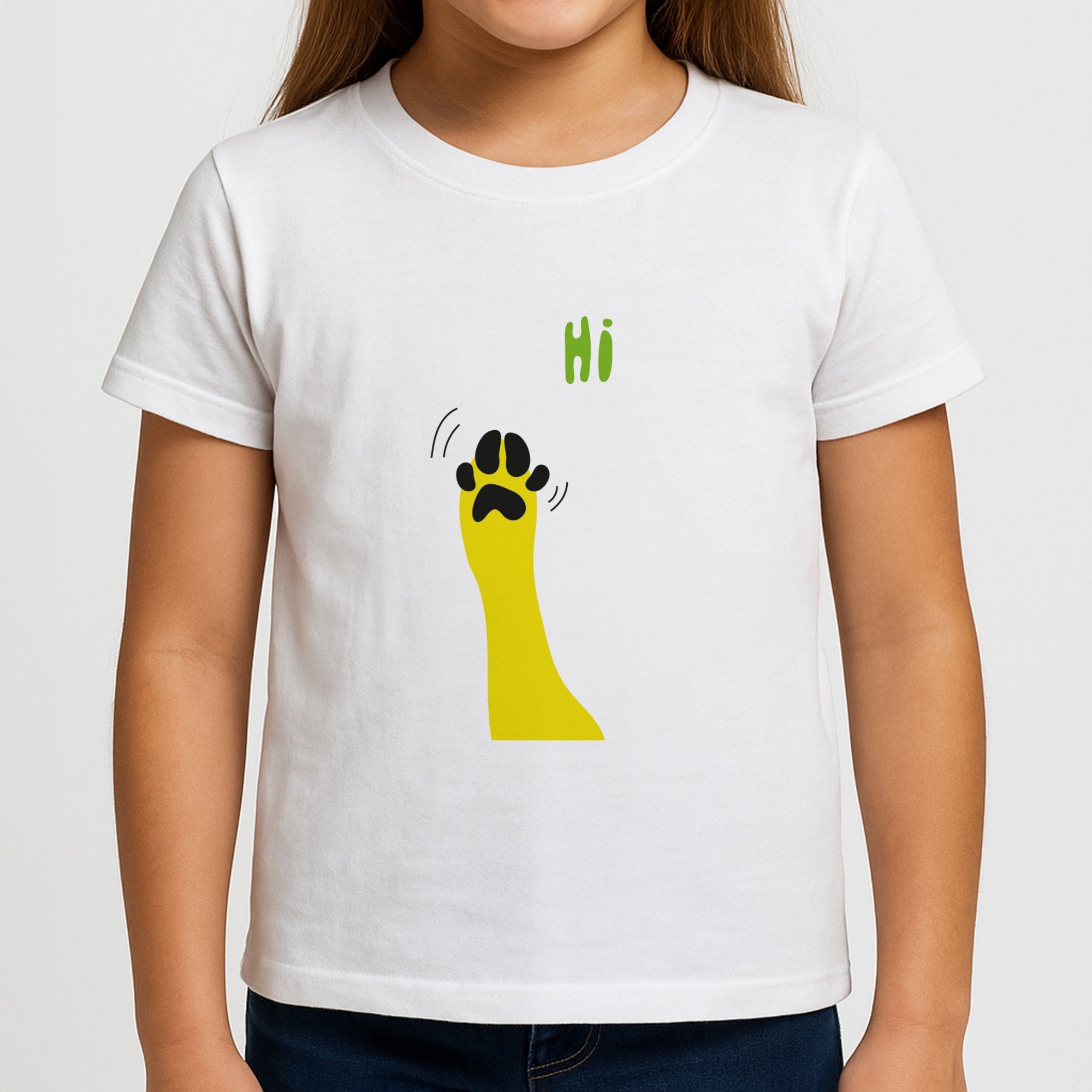 Hi - Dog Patterns Girls T-Shirt