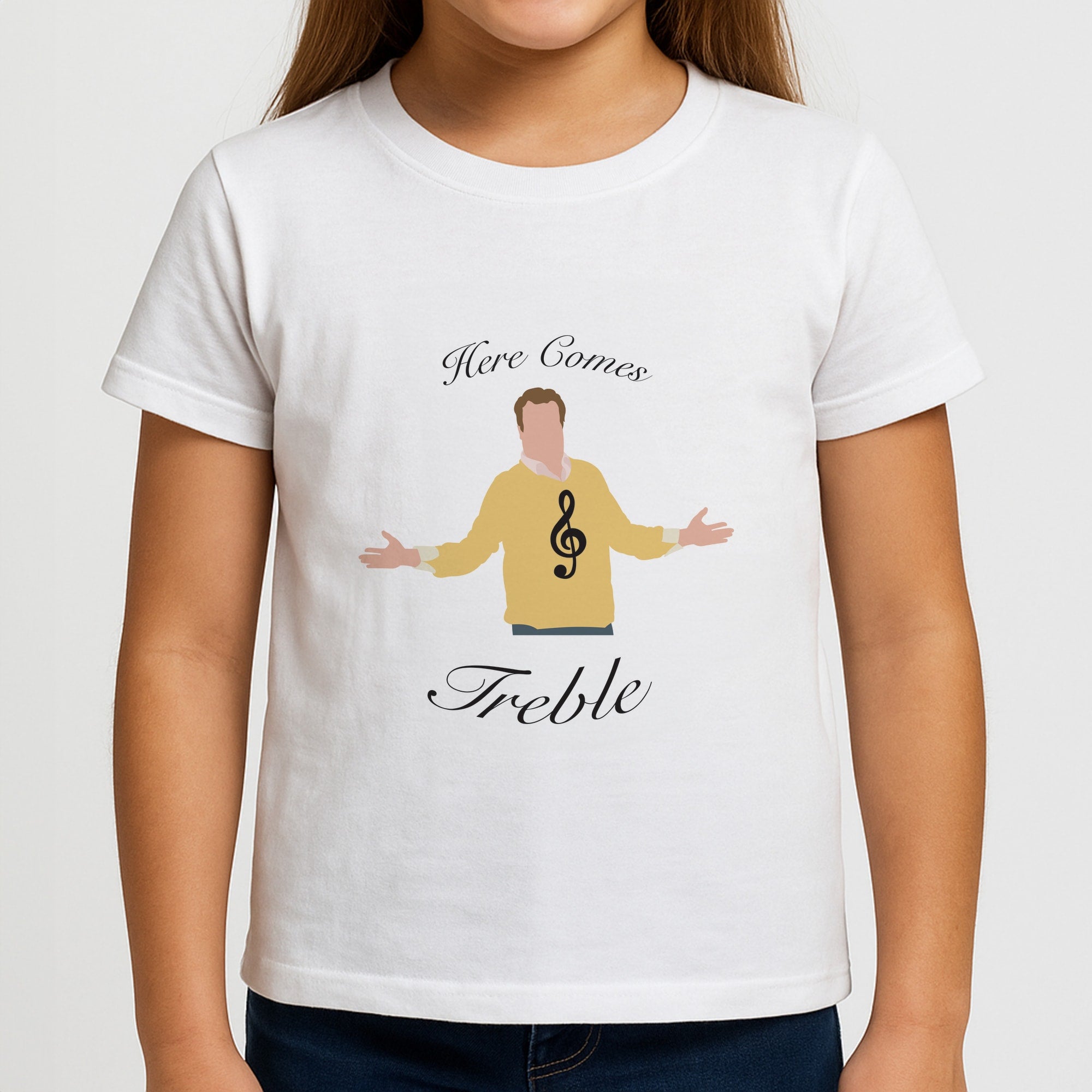 Here Comes Treble Girls T-Shirt