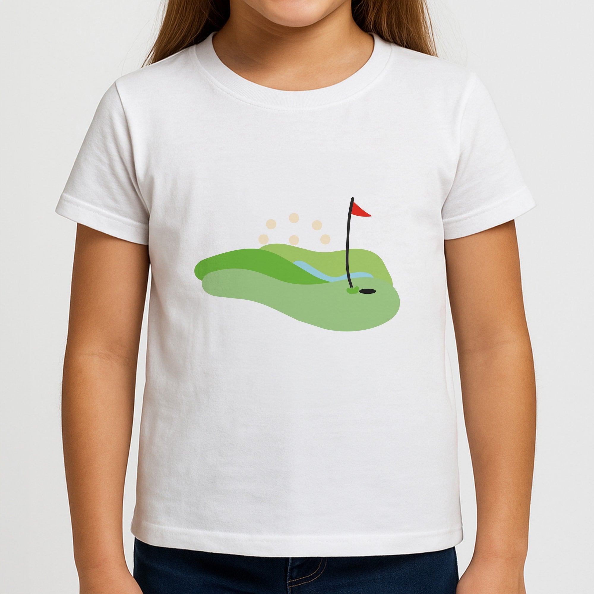 Golf course Kids T-Shirt