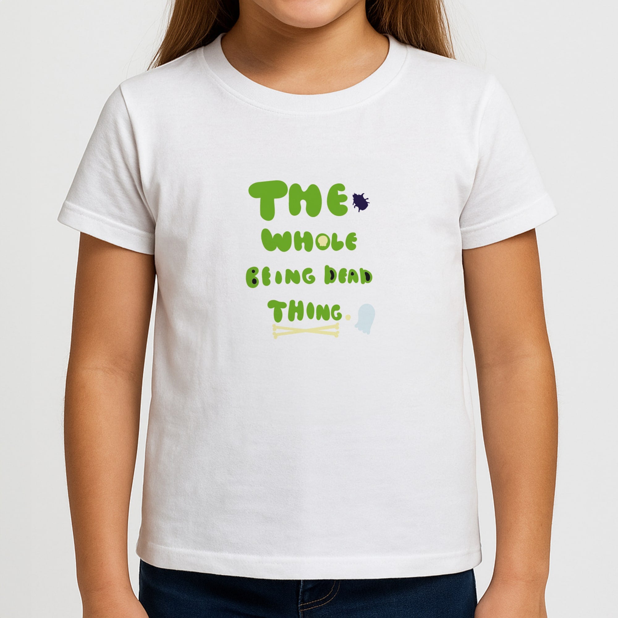 The Whole Being Dead Thing - Beetle Halloween Girls T-Shirt