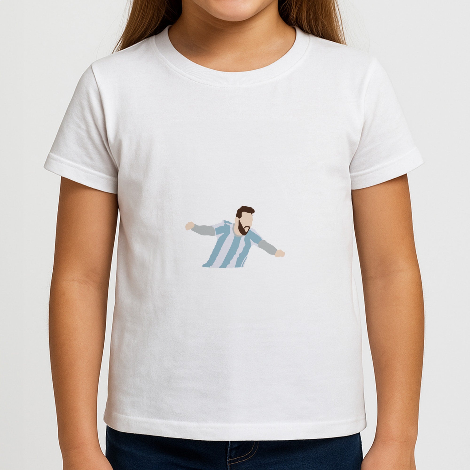Goal - Messi Girls T-Shirt